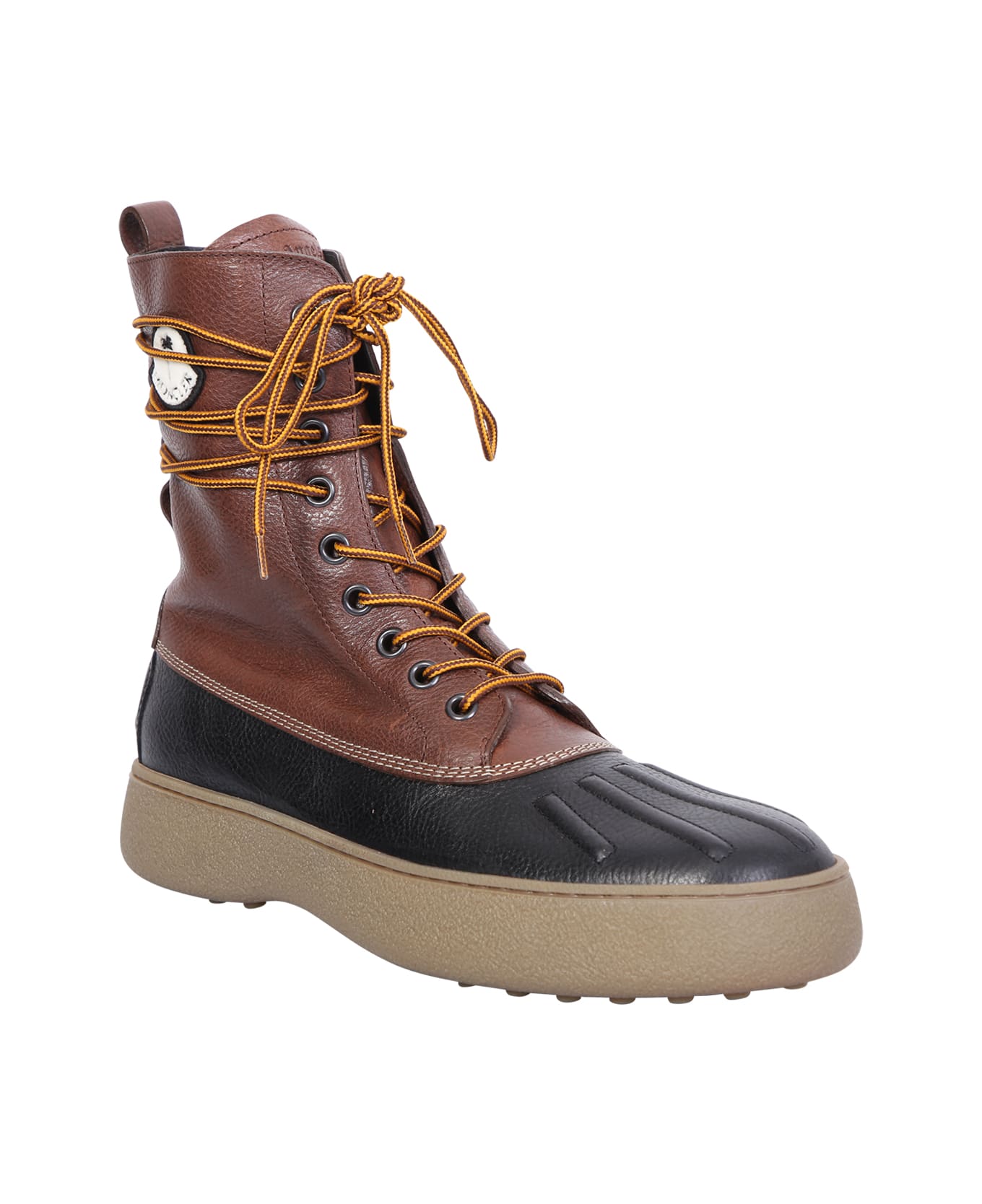 Moncler Genius Winter Gommino Leather Boots - Brown ブーツ