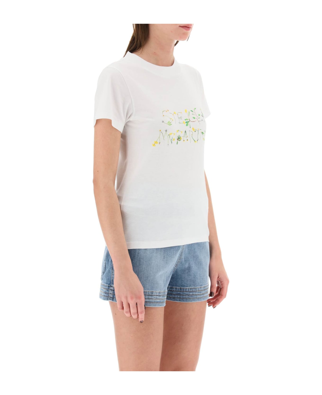 Stella McCartney The Dandelion Logo T-shirt - White Tシャツ