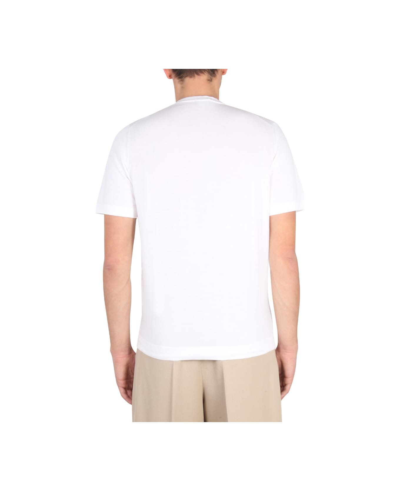 Drumohr Crewneck T-shirt - WHITE