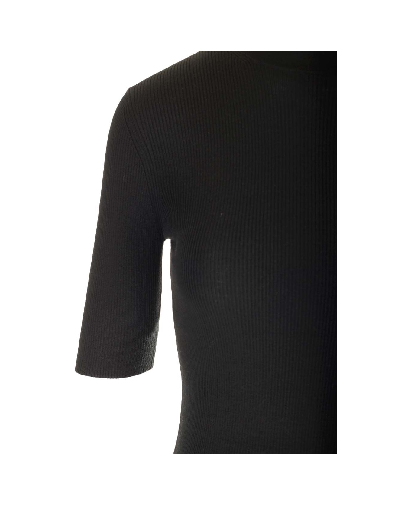 Theory Short Sleeve Sweater - Black