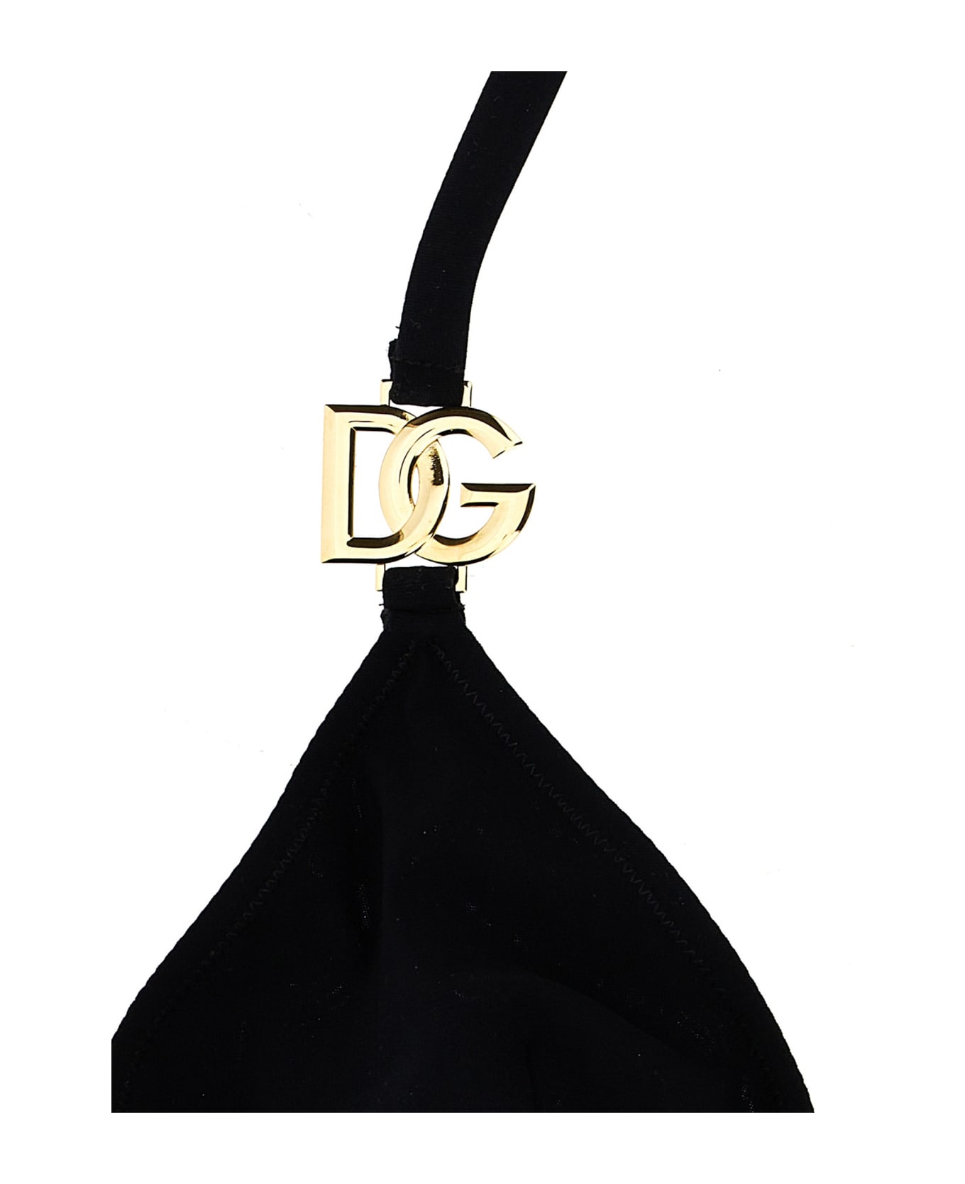 Dolce & Gabbana Logo Bikini Set - Black  