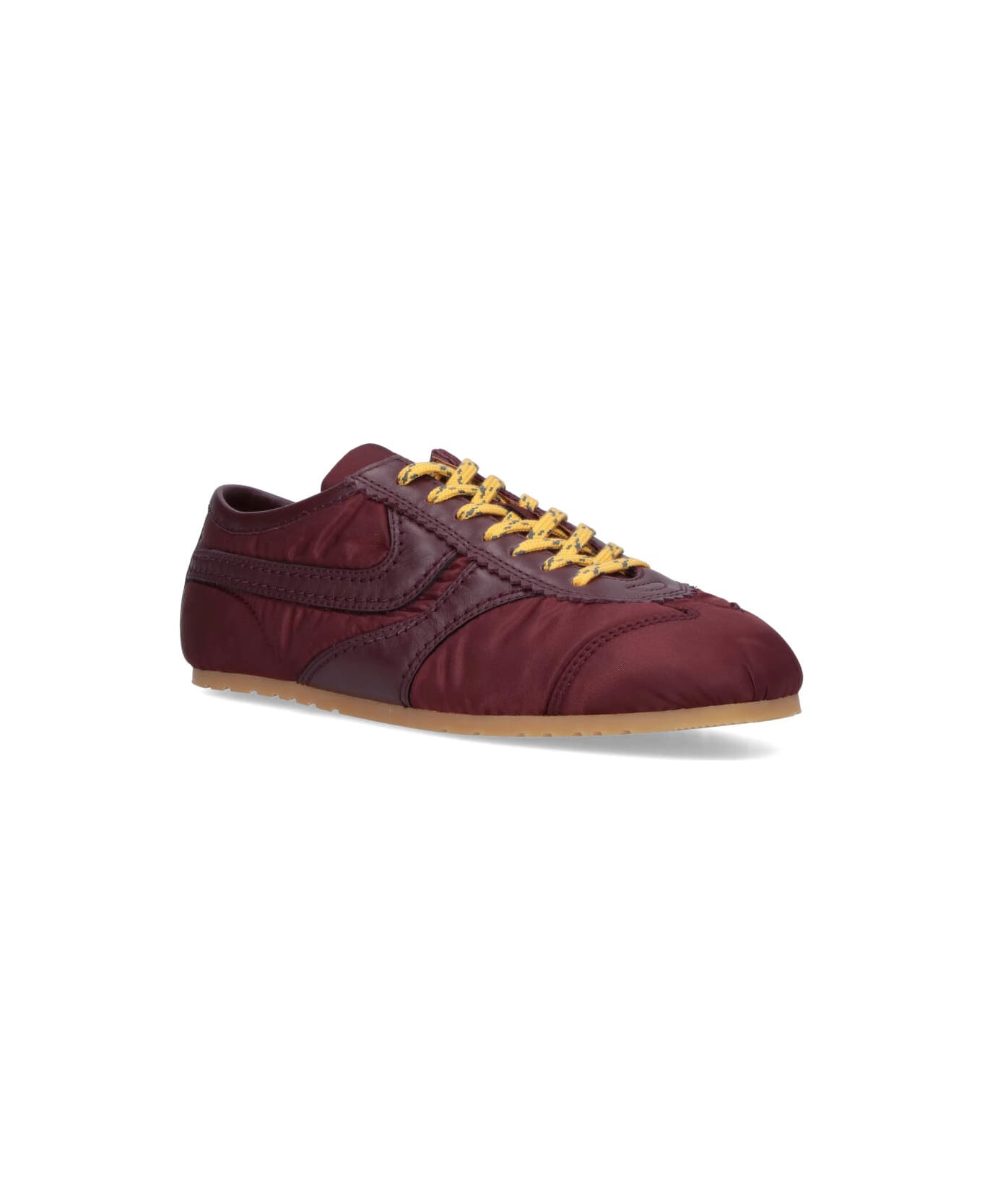 Dries Van Noten Sneakers With Leather - Red