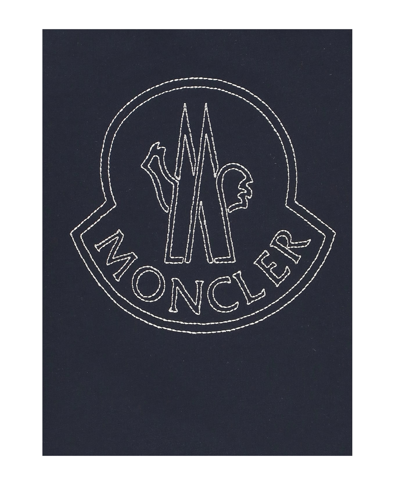 Moncler Cotton Sweatshirt - Blue