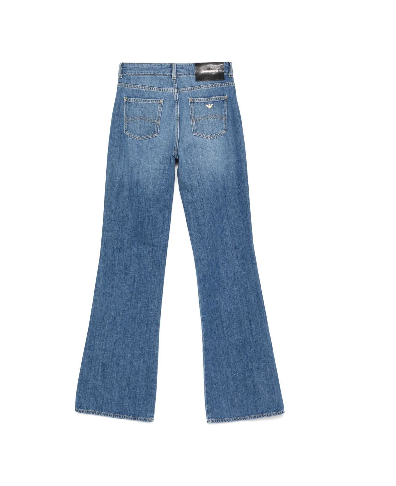 Emporio Armani Flare Jeans - Blue