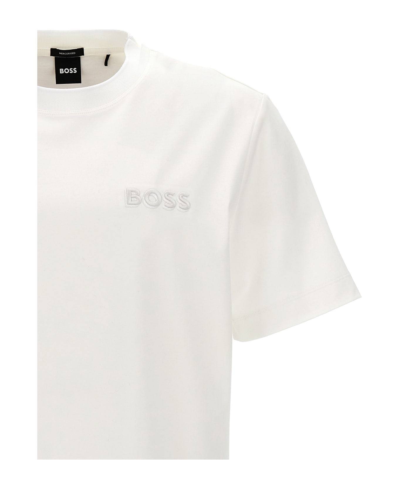 Hugo Boss Logo T-shirt - White シャツ