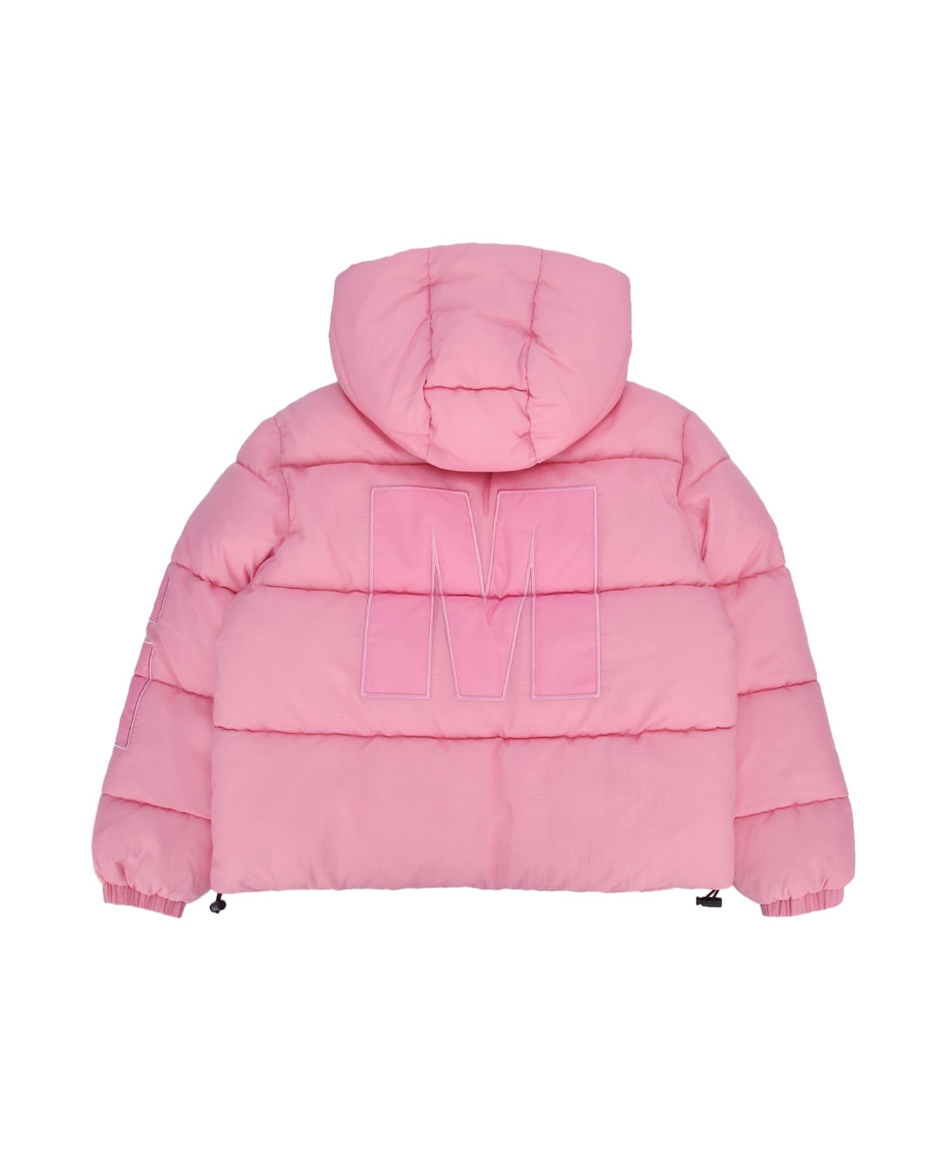 MSGM Ripstop Nylon Puffer Jacket Unisex - ROSA/PINK