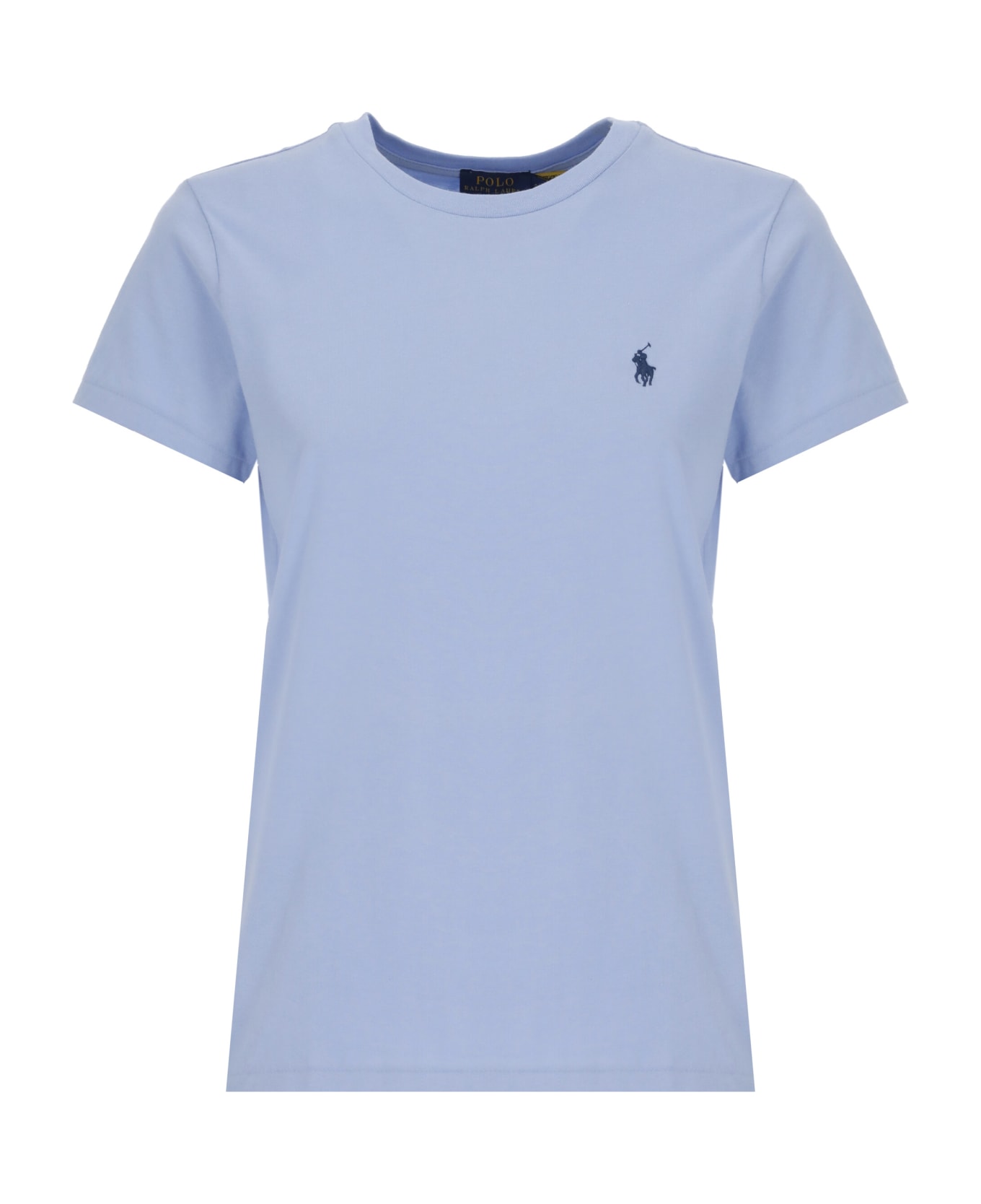 Ralph Lauren T-shirt With Pony - Dress Shirt Blue