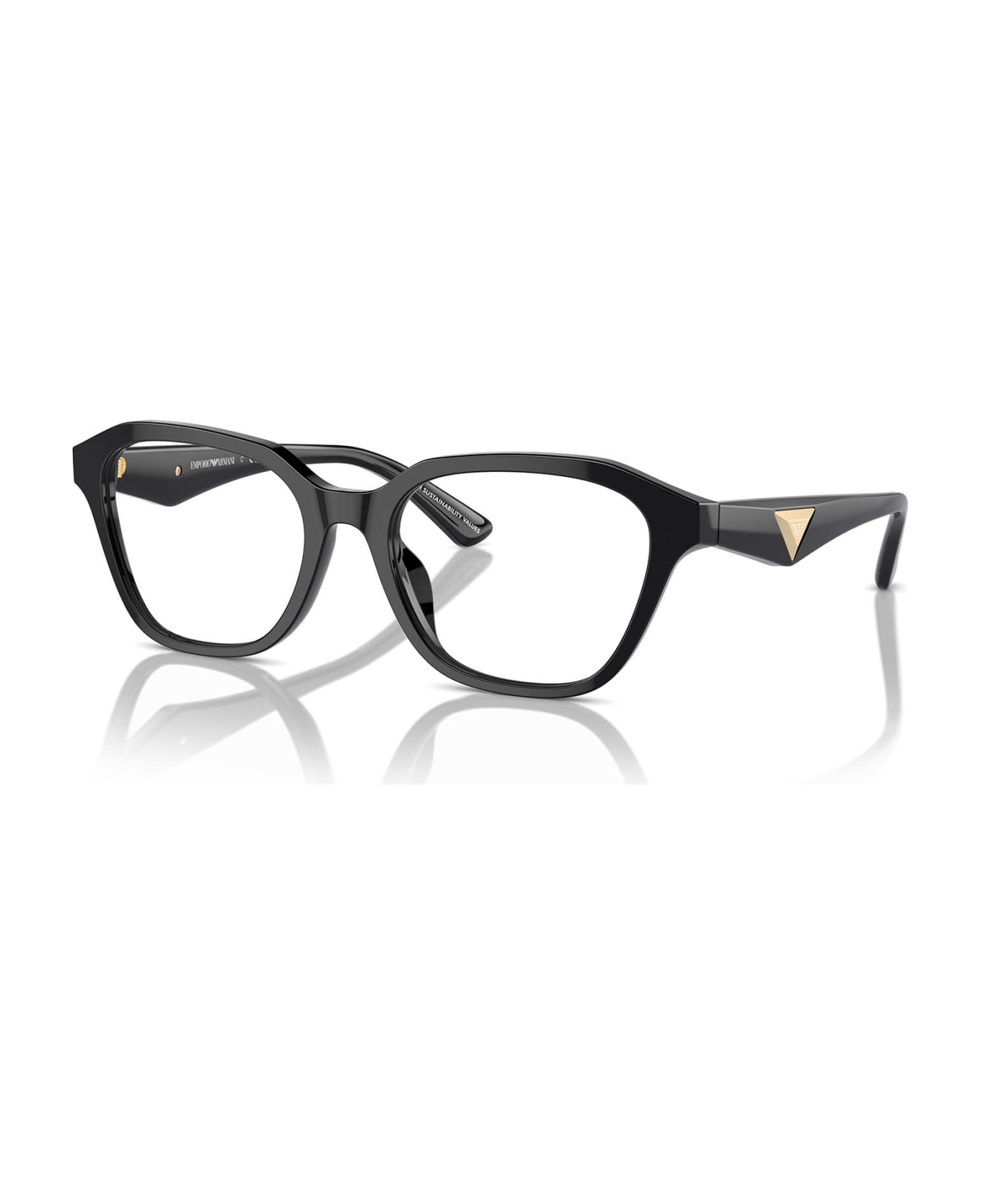 Emporio Armani Ea3235u Shiny Black Glasses - Shiny Black アイウェア