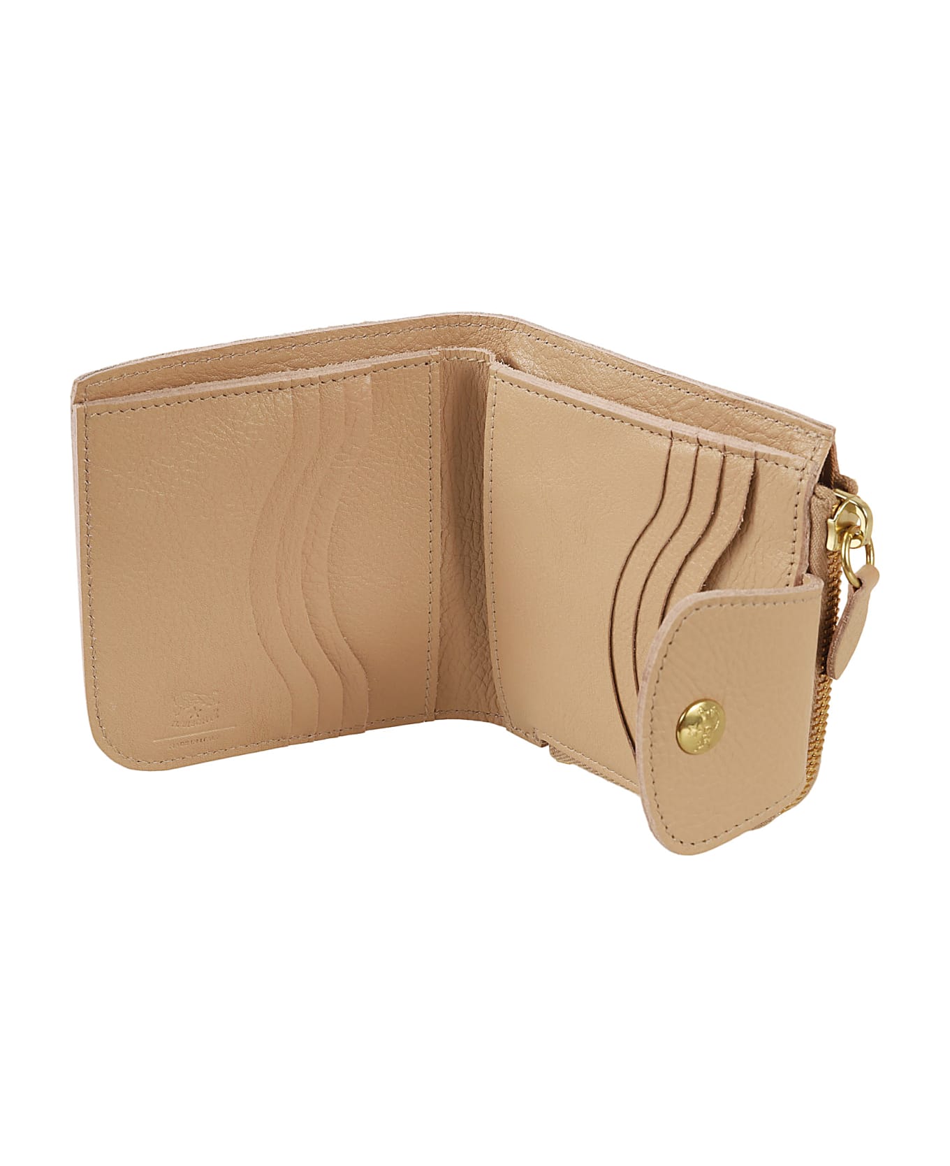 Il Bisonte Acero Medium Wallet - Caffe Latte