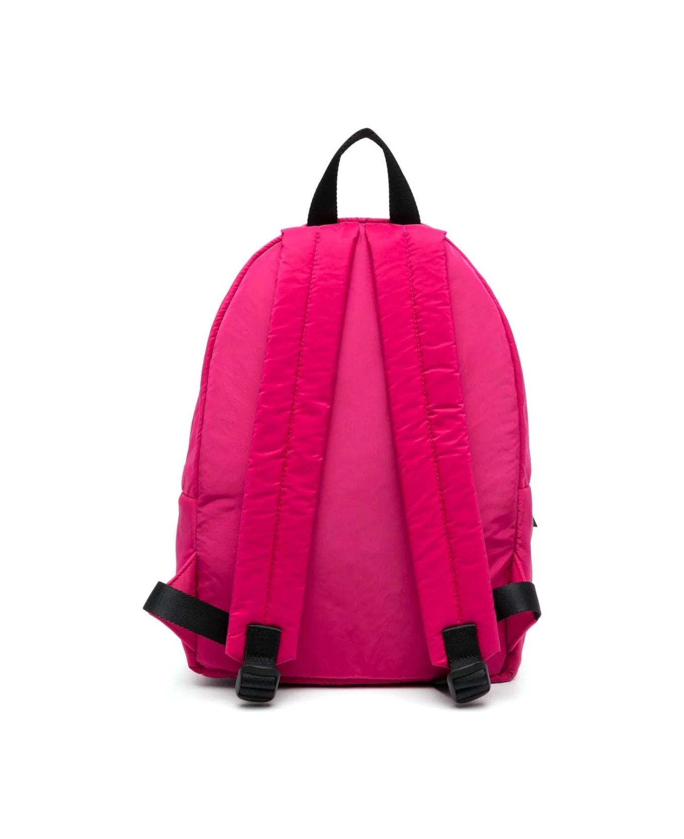 Palm Angels Fuchsia Backpack With Logo - Pink