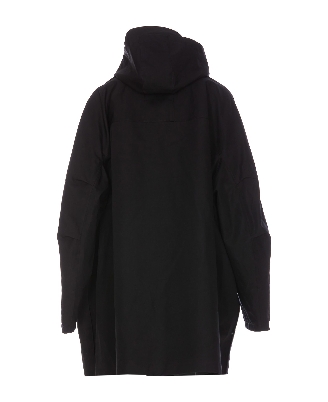 Lemaire Hooded Raincoat - BLACK