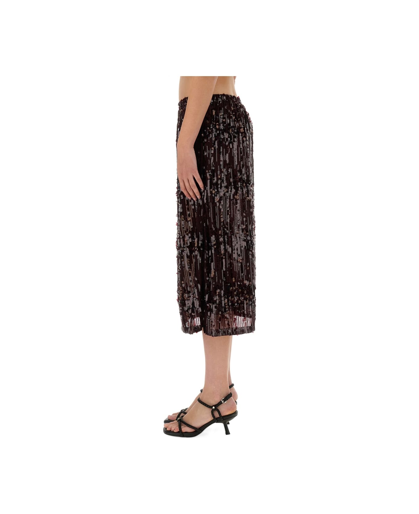 Baum und Pferdgarten Midi Skirt "jaino" - BORDEAUX