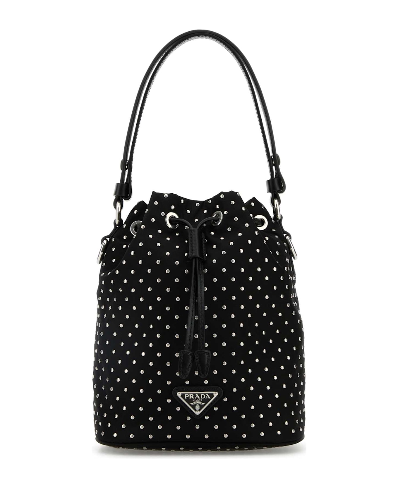 Prada Black Re-nylon Bucket Bag - NERO
