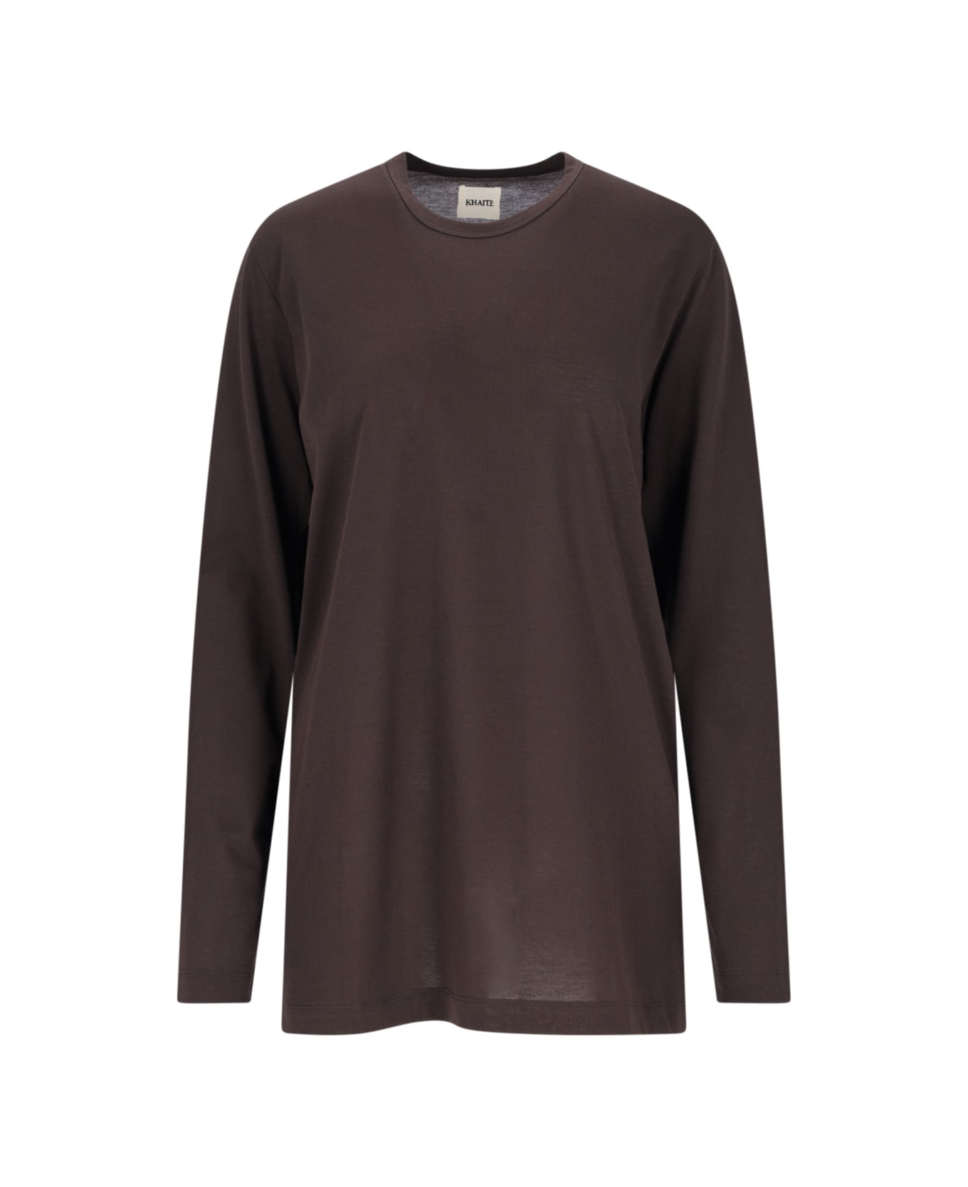 Khaite 'morton' Jersey T-shirt - Brown