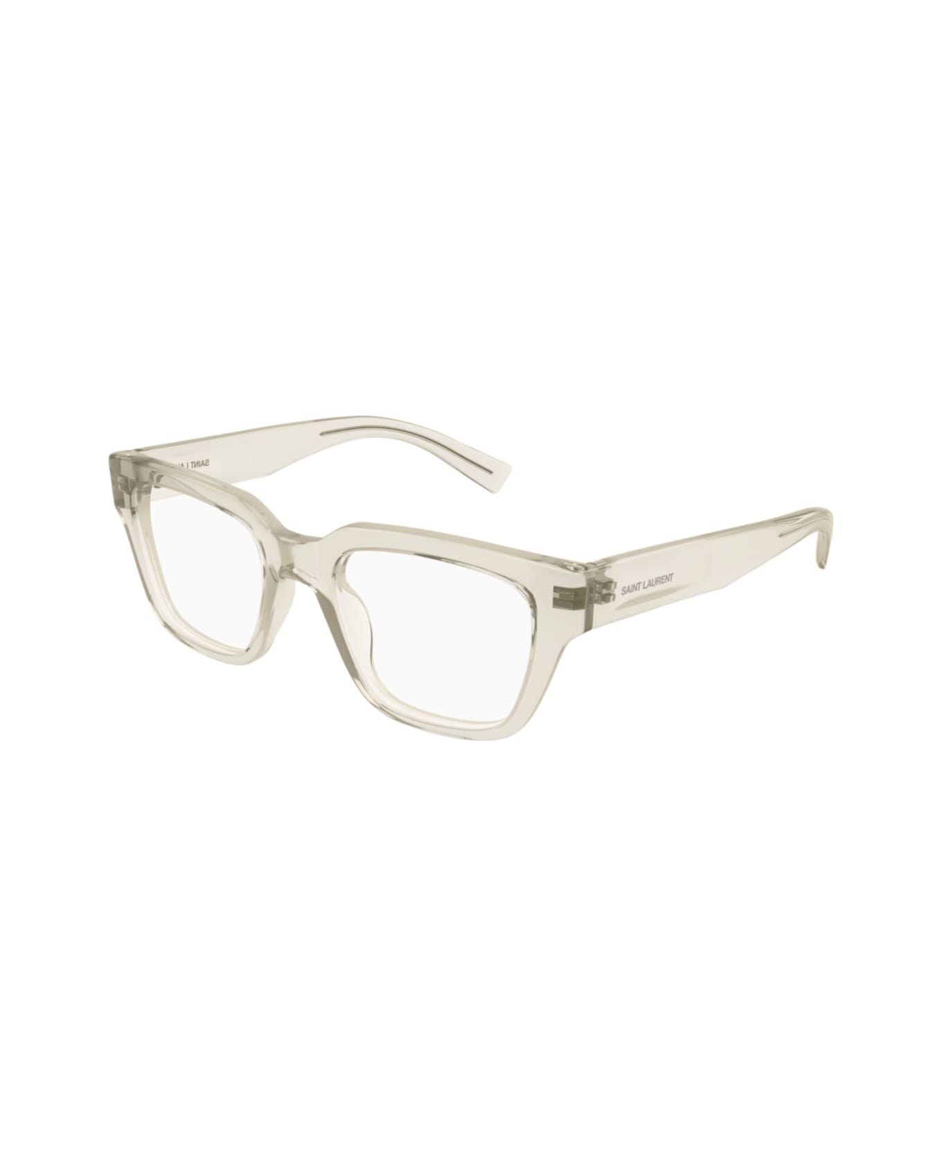 Saint Laurent Eyewear Sl 804004-beige-beige-transparent - 004-BEIGE-BEIGE-TRANSPARENT