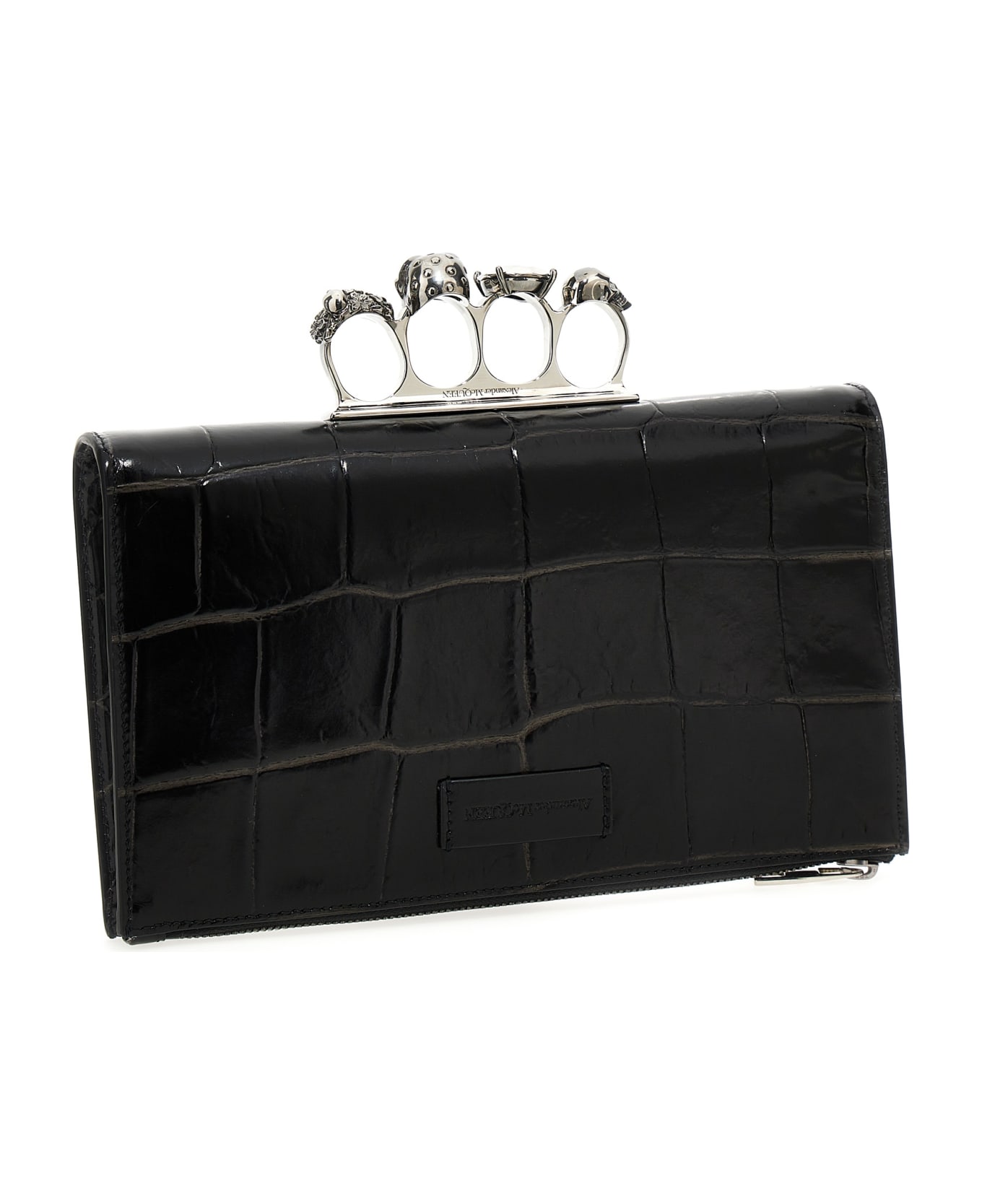 Alexander McQueen The Knuckle Zip Pouch - Black