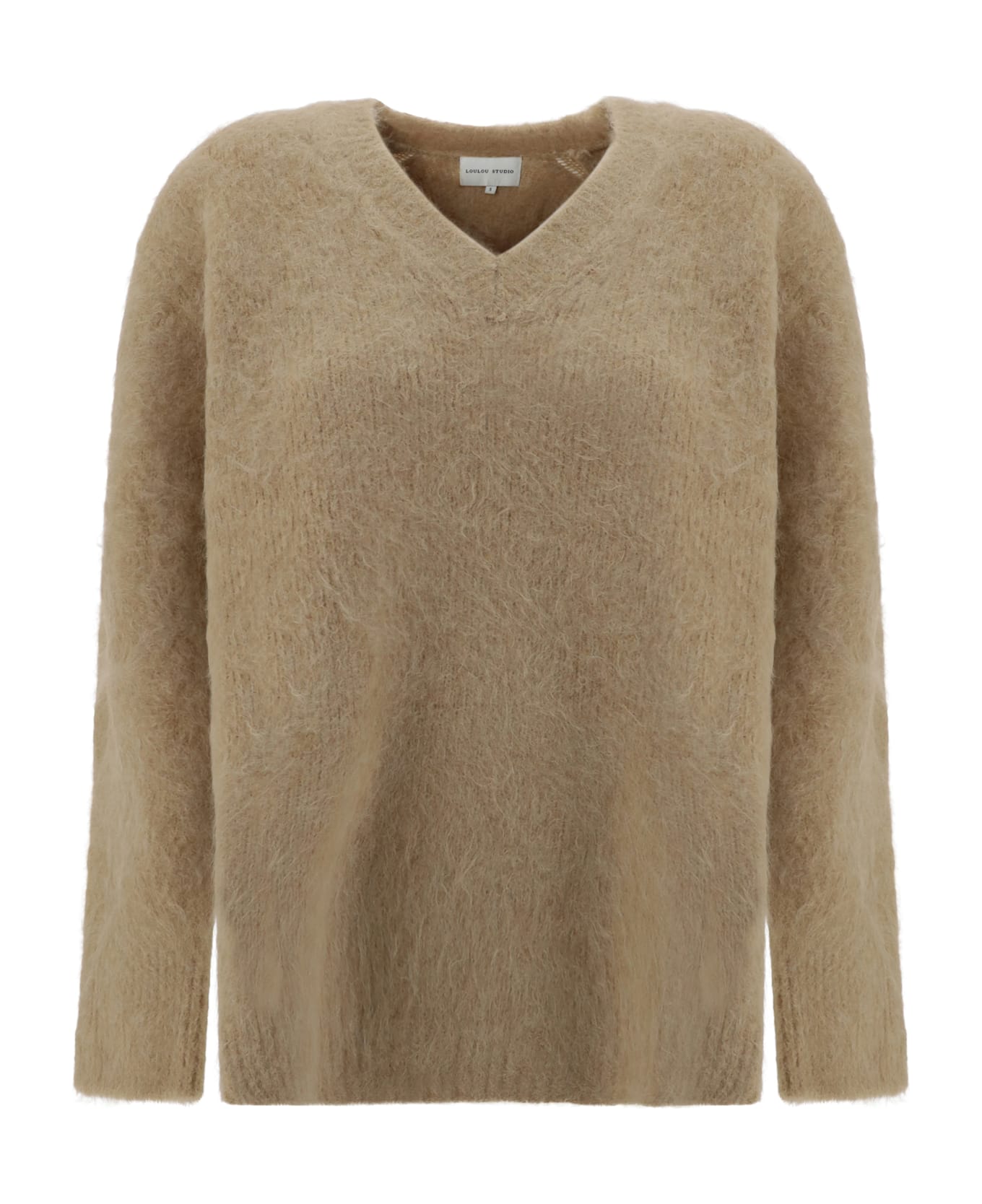 Loulou Studio Sweater - Beige Melange