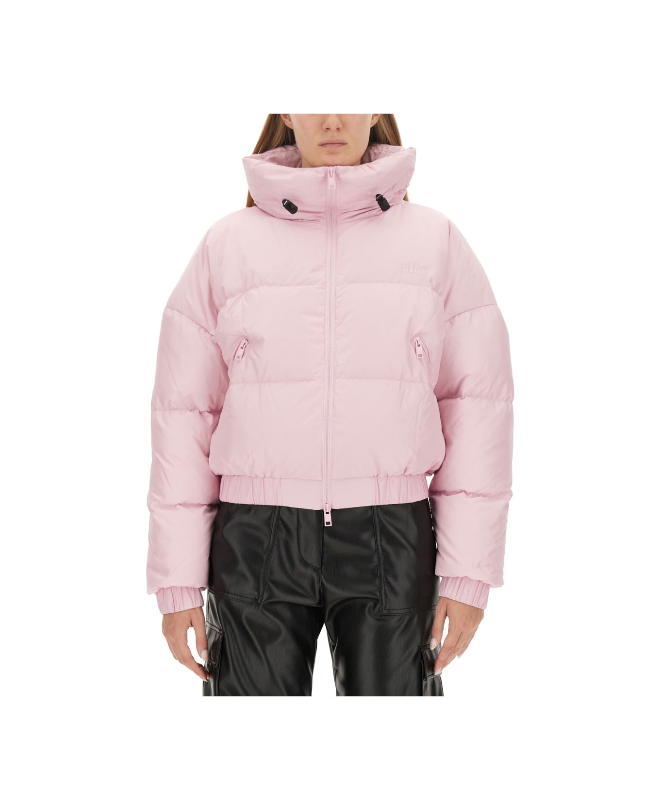 MSGM Cropped Fit Jacket - PINK