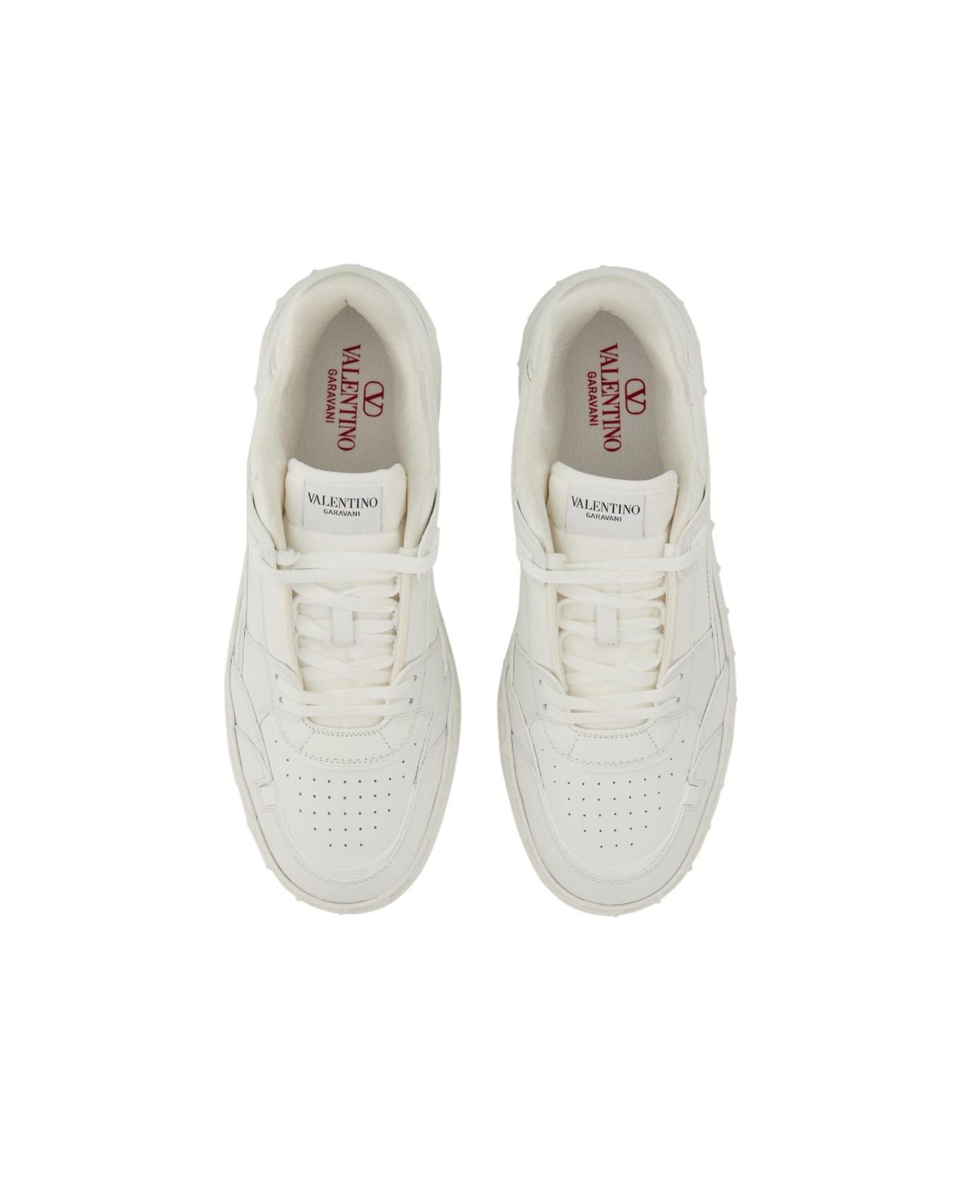 Valentino Garavani Low Top Sneaker "freedots" - WHITE