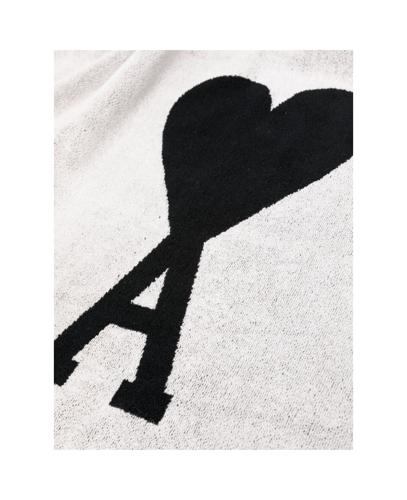 Ami Alexandre Mattiussi Adc Beach Towel - Chalk Black ビーチタオル