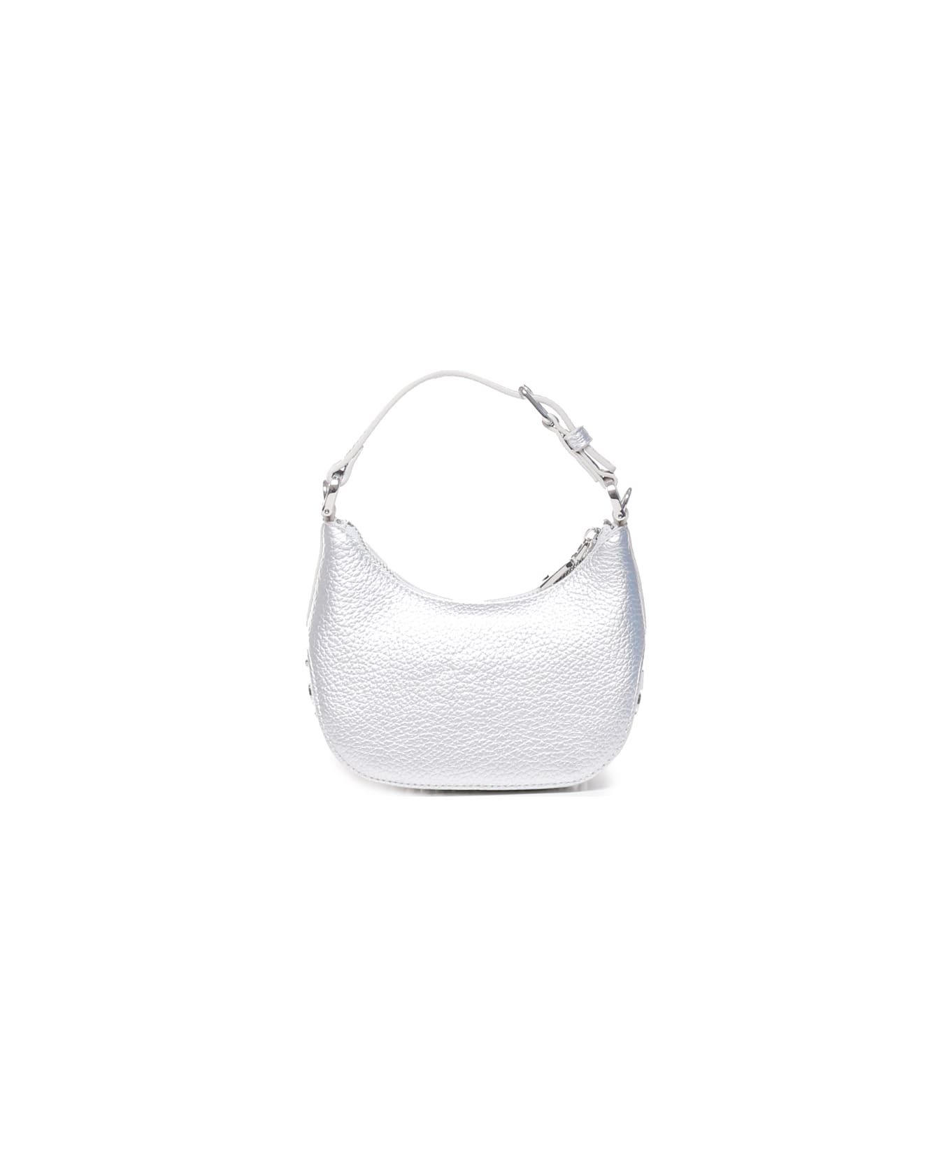 Love Moschino Bag With Logo - Silver トートバッグ