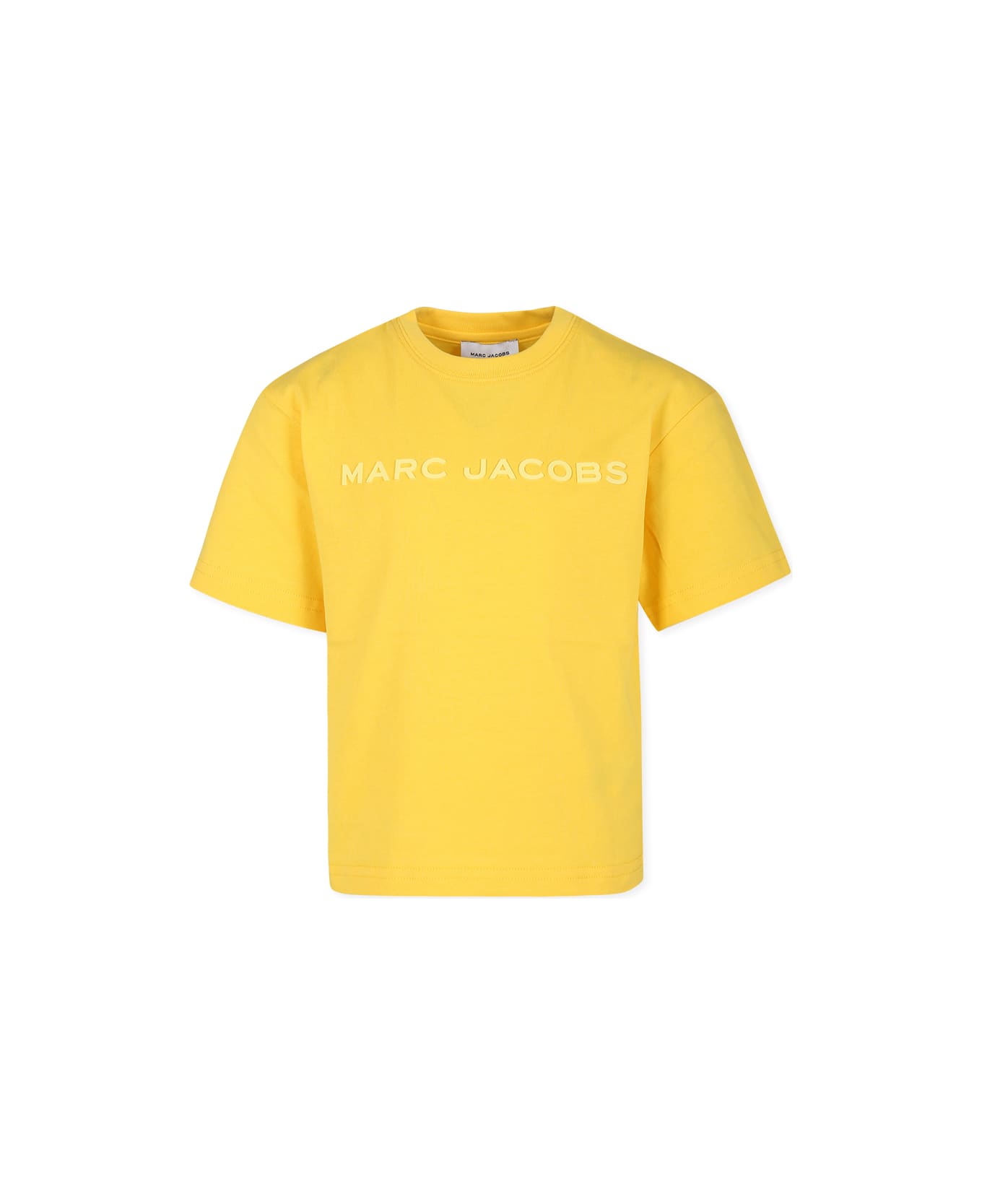 Marc Jacobs Yellow T-shirt For Kids With Logo - Yellow