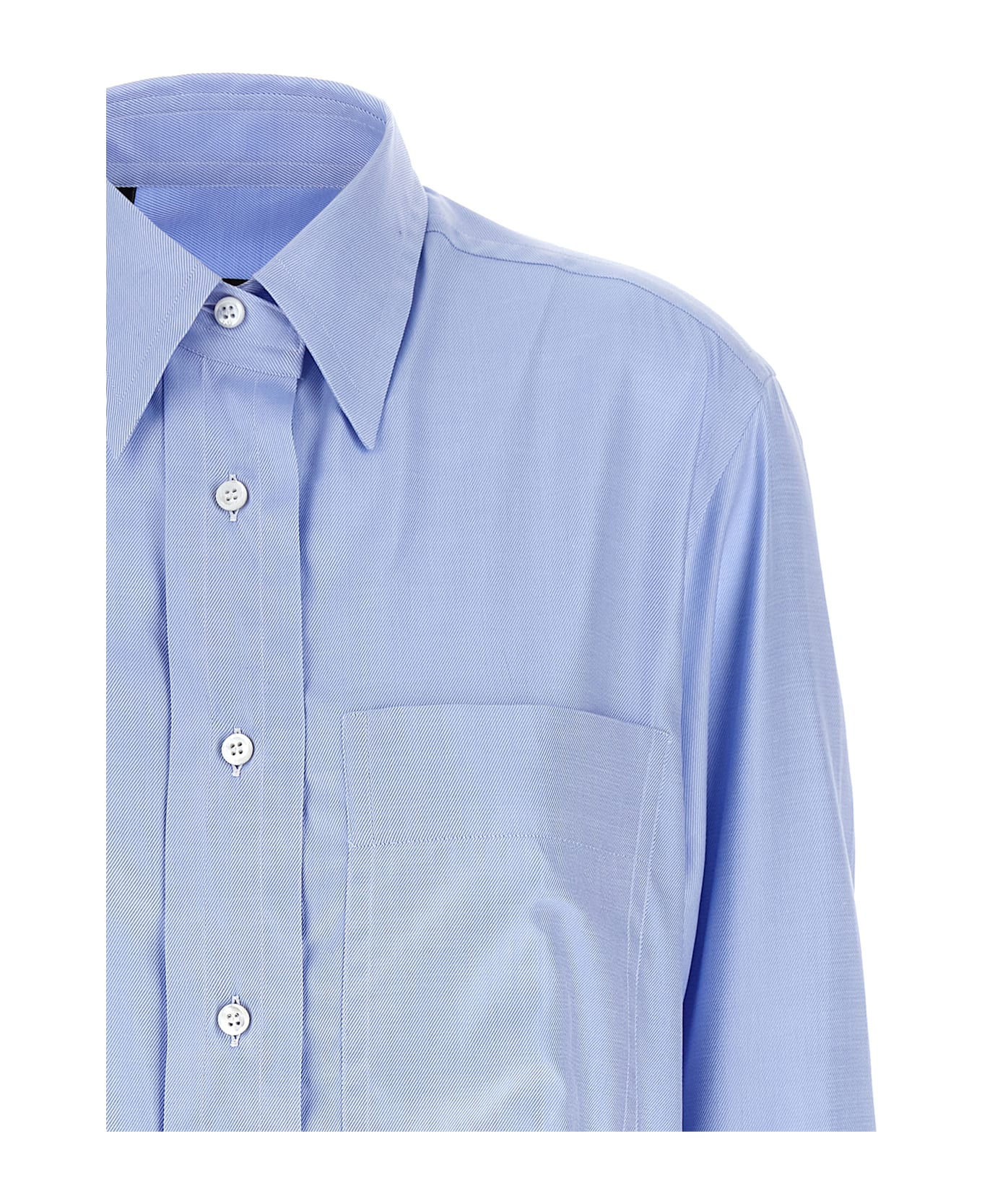 Brioni Sea Island Cotton Shirt - Light Blue