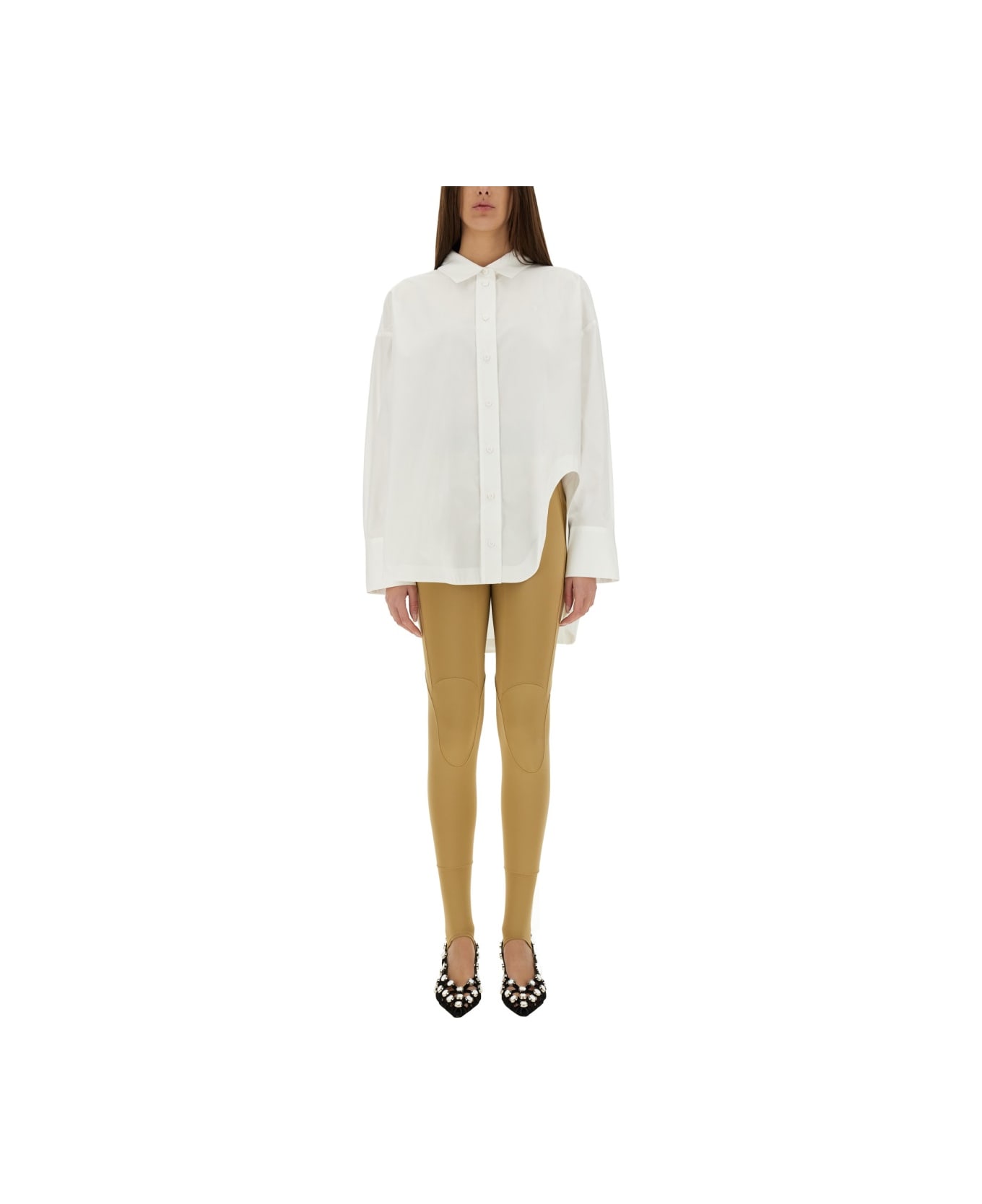 The Attico Jacket Shirt "diana" - WHITE