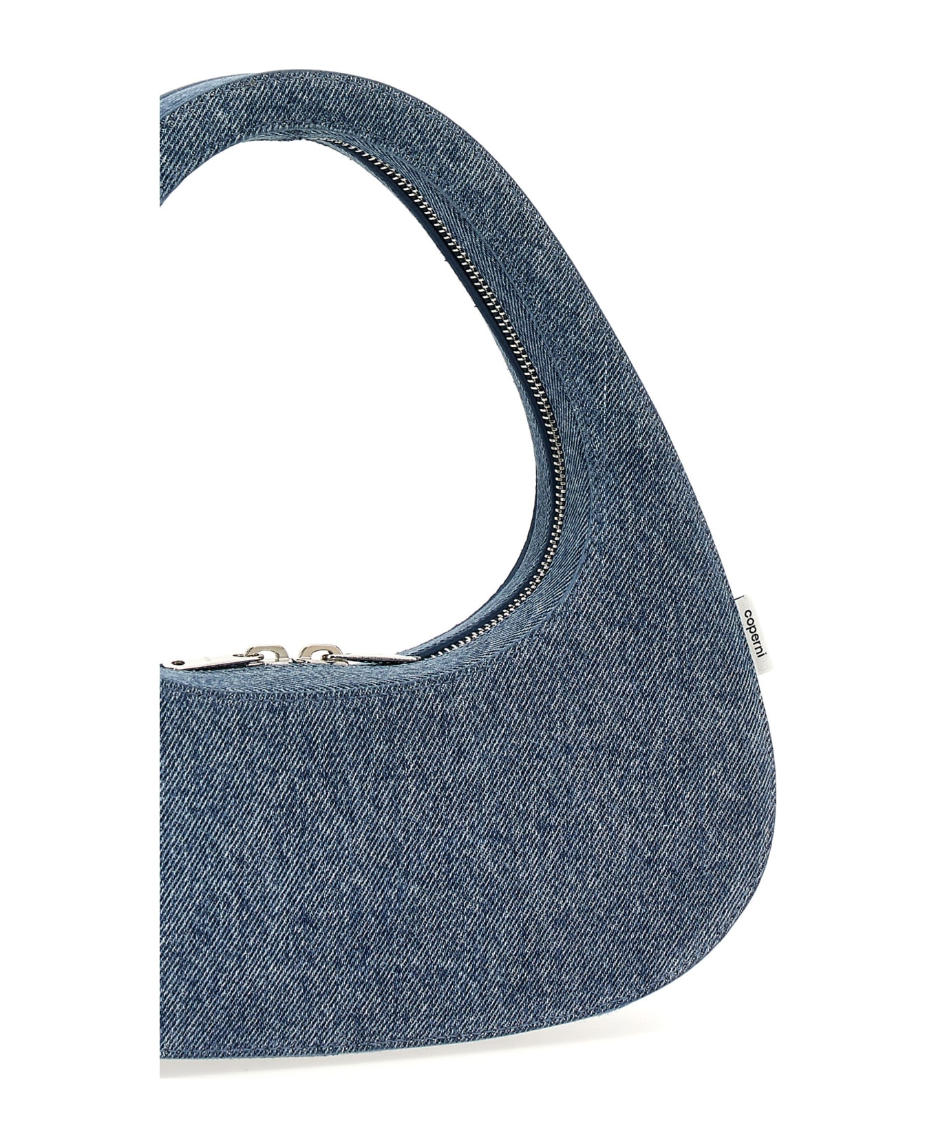 Coperni 'denim Baguette Swipe Bag' Handbag - Blue トートバッグ