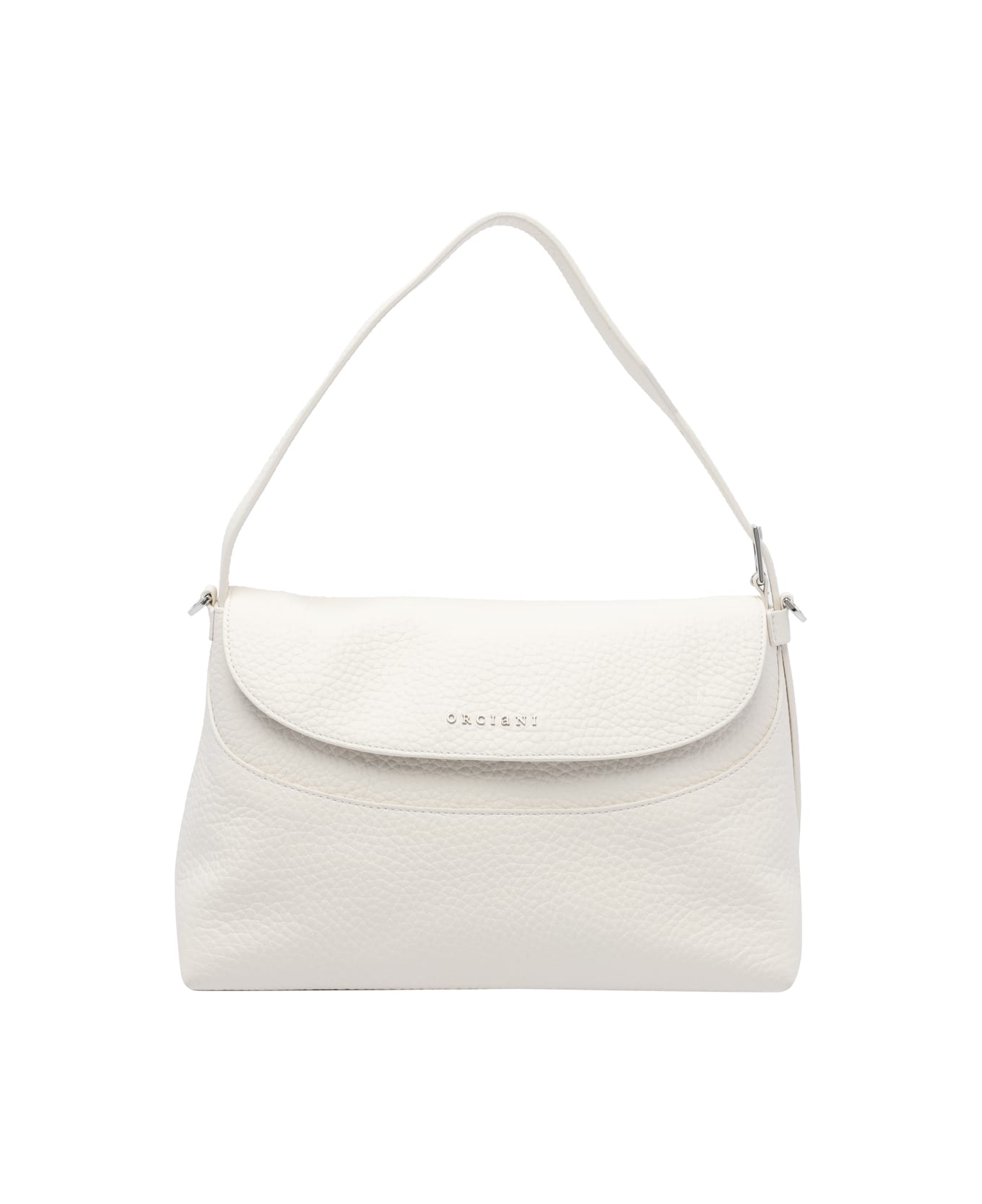 Orciani Soft Nana Shoulder Bag - White