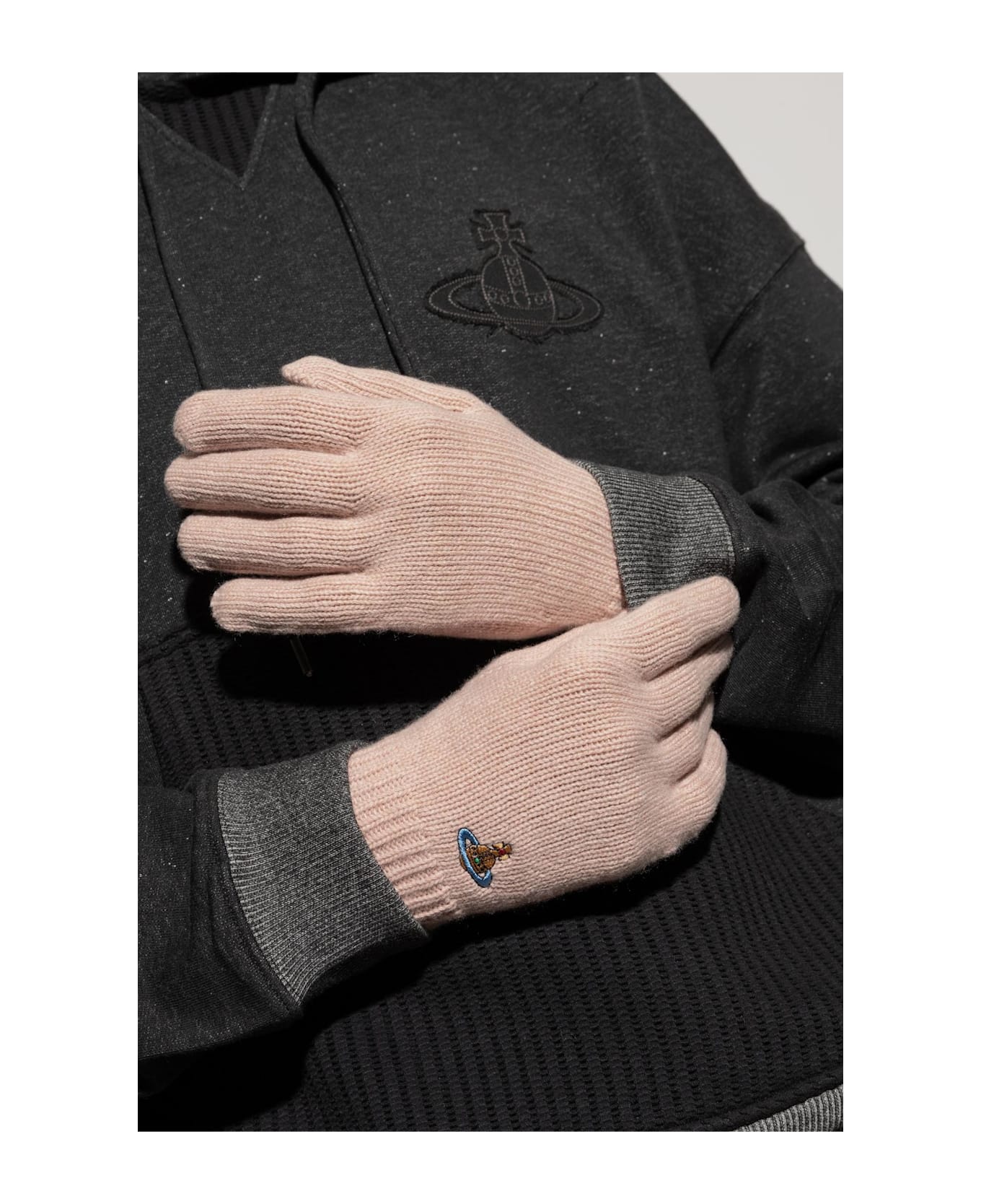 Vivienne Westwood Cashmere Gloves - NUDE