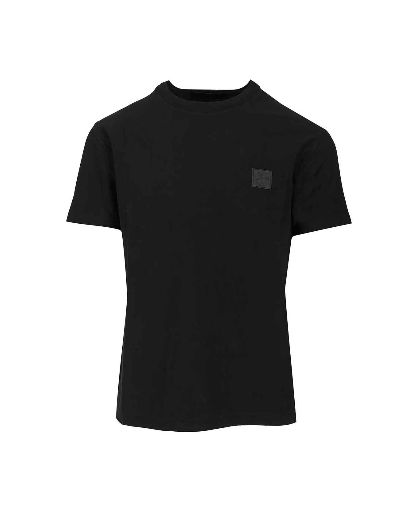 Stone Island Cotton Jersey T-shirt - BLUE