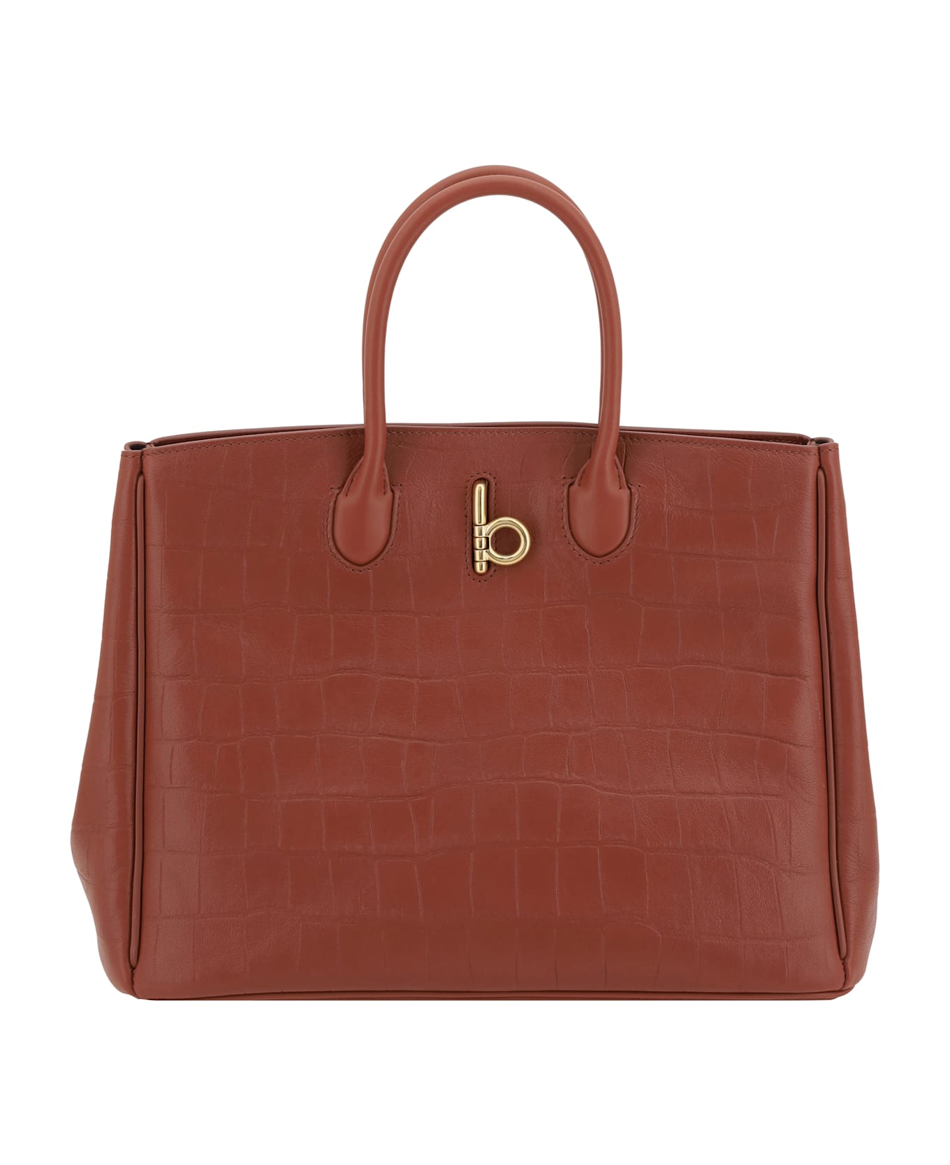 Burberry Tote Bag - Rust