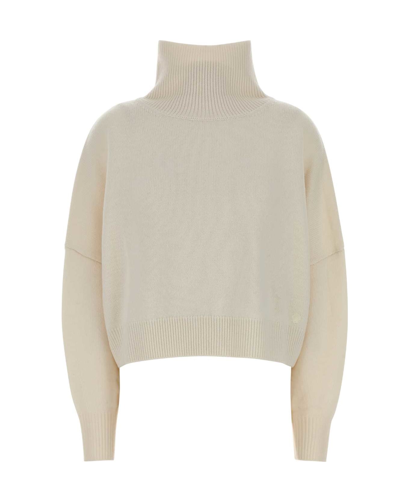 Loulou Studio Ivory Wool Blend Luke Sweater - IVORY