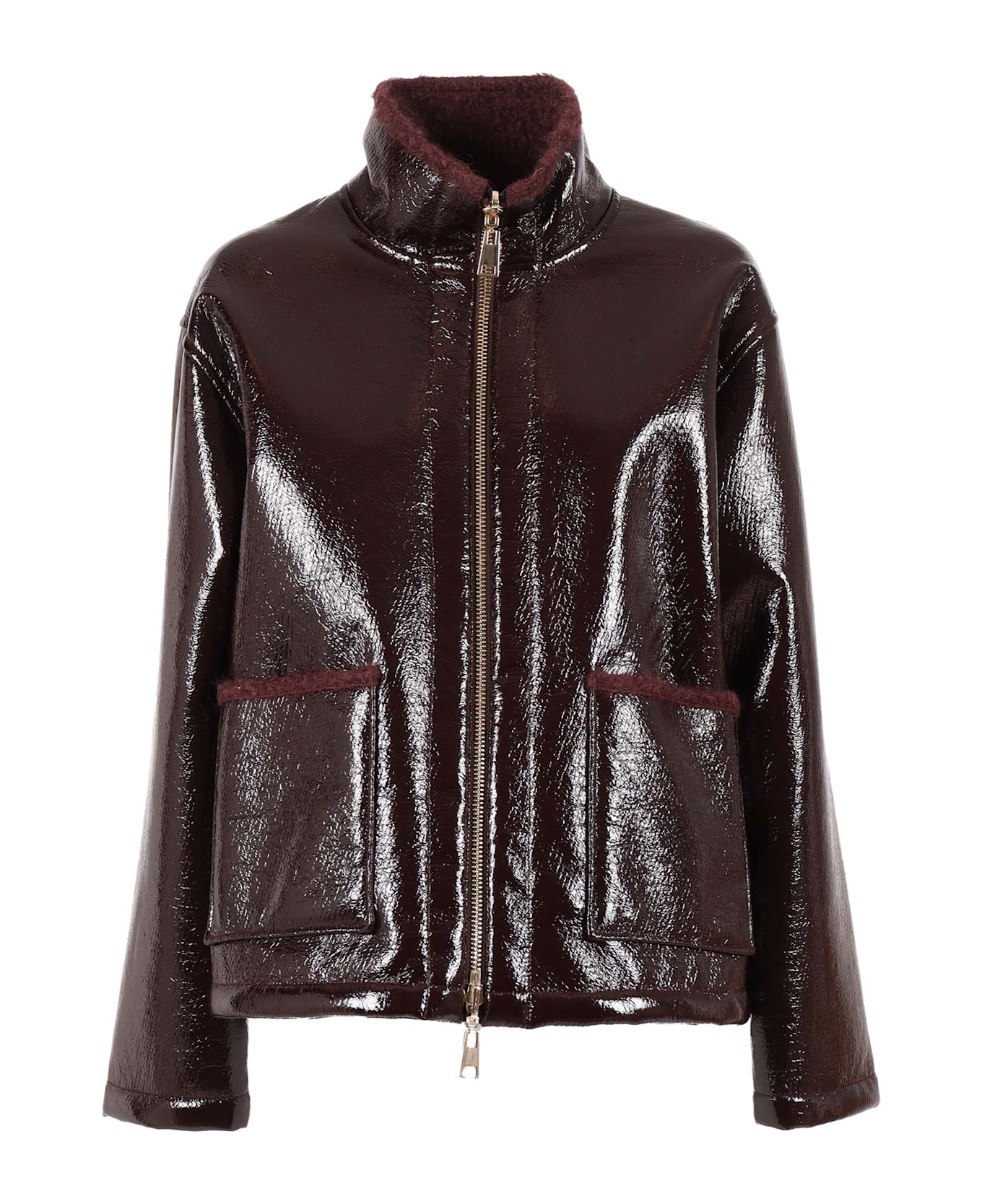 Lorena Antoniazzi Coat - BORDEAUX