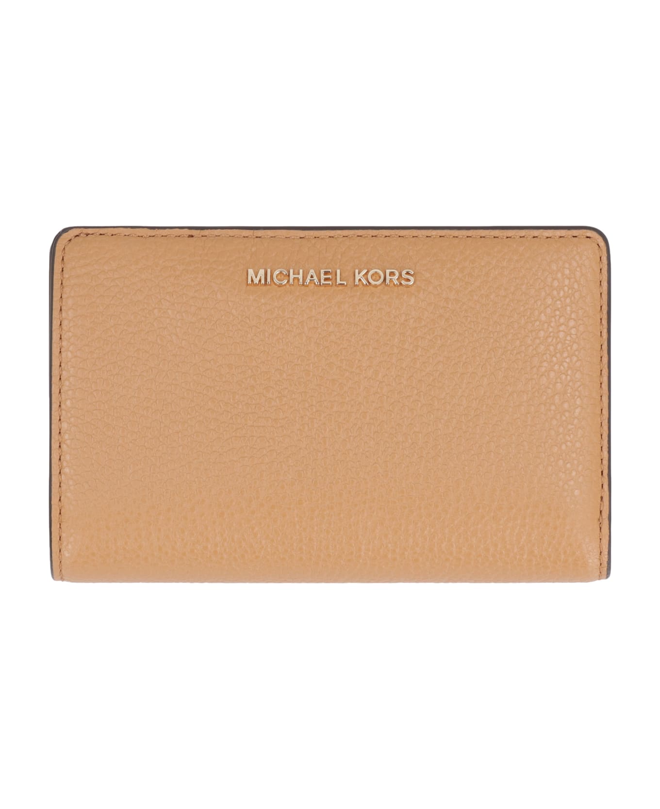 MICHAEL Michael Kors Grainy Leather Wallet - Saddle Brown