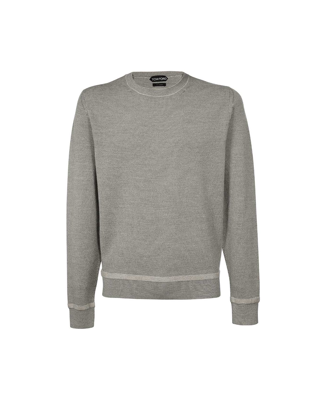Tom Ford Cotton-cashmere Blend Sweater - grey