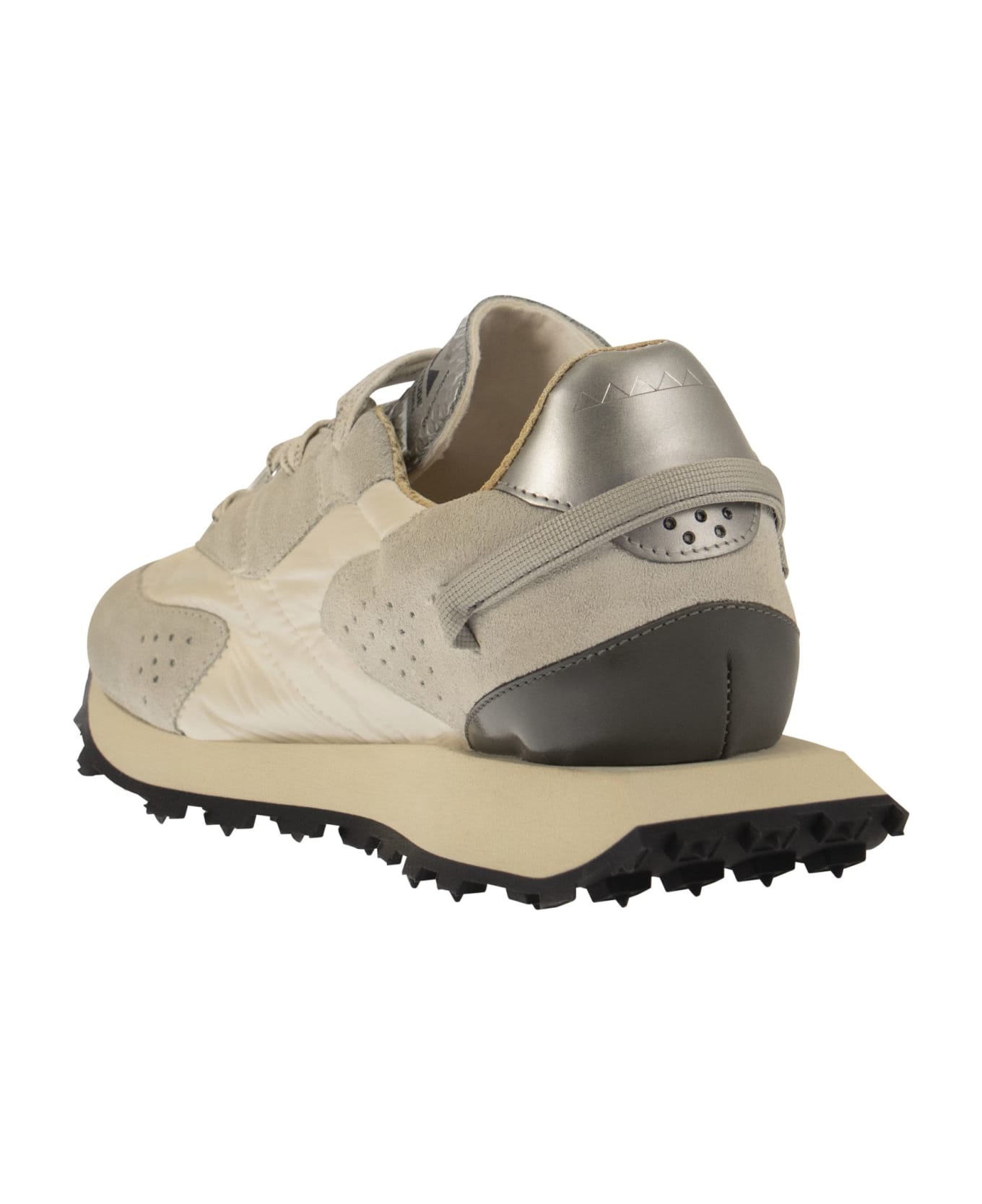 RUN OF Vaporix - Suede And Nylon Trainers - Sand スニーカー