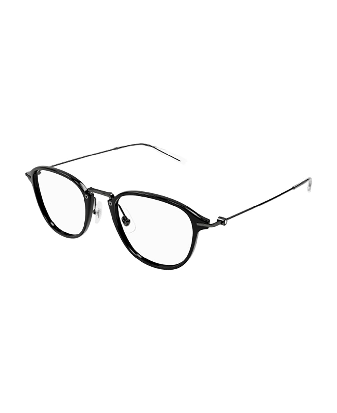 Montblanc MB0155O Eyewear - Black Ruthenium Trans アイウェア