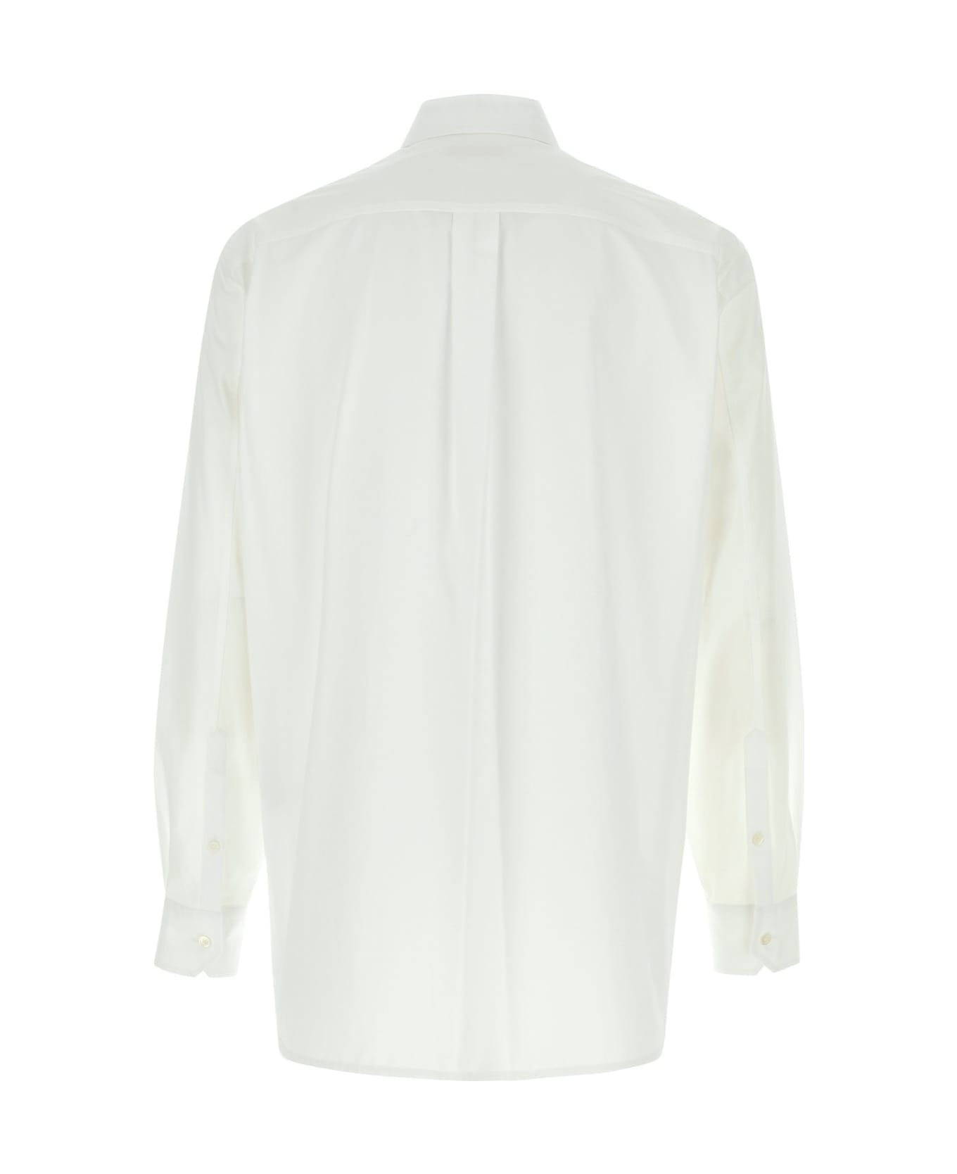 Valentino Garavani White Poplin Shirt - BIANCO