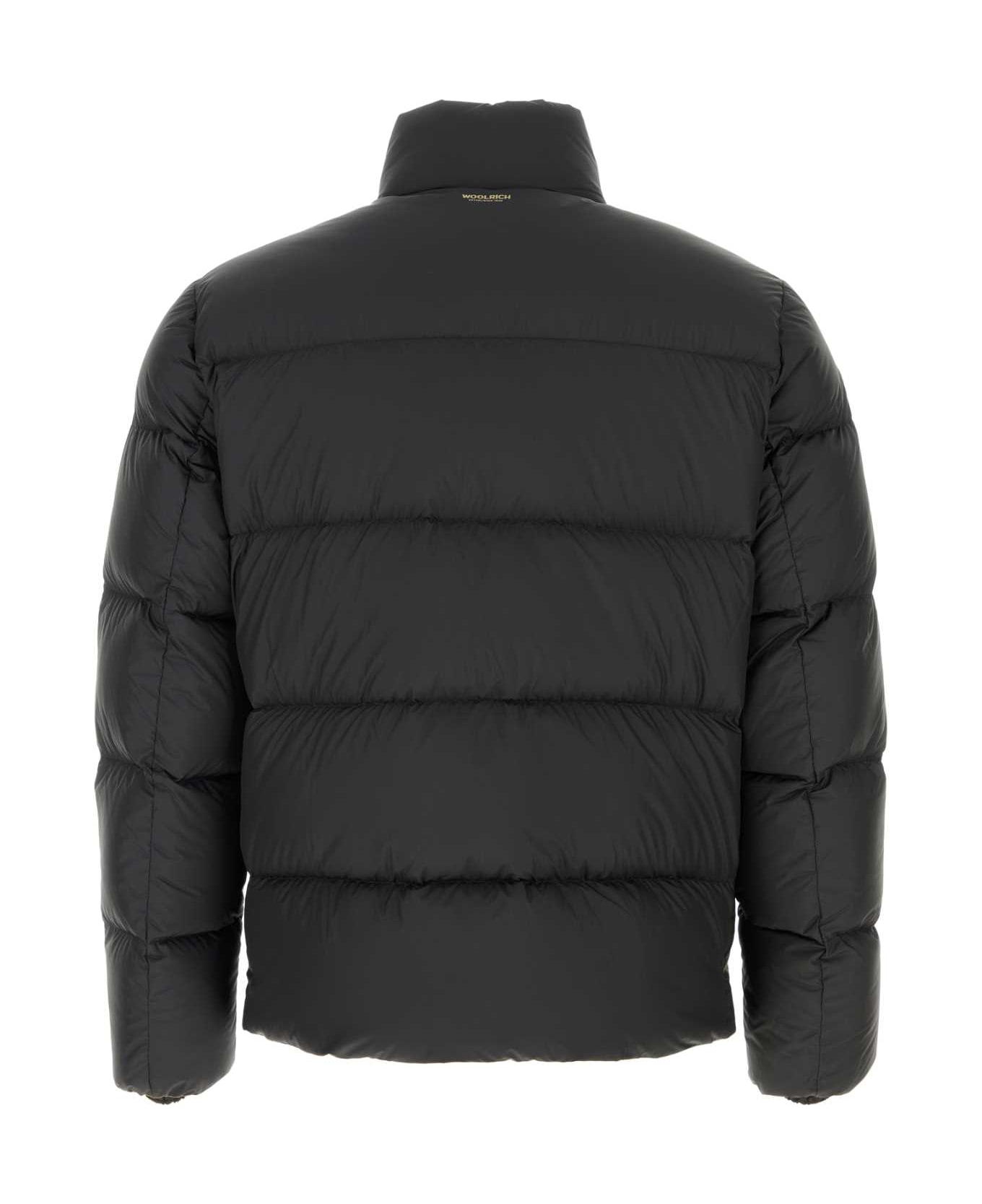 Woolrich Black Polyester Down Jacket - BLACK