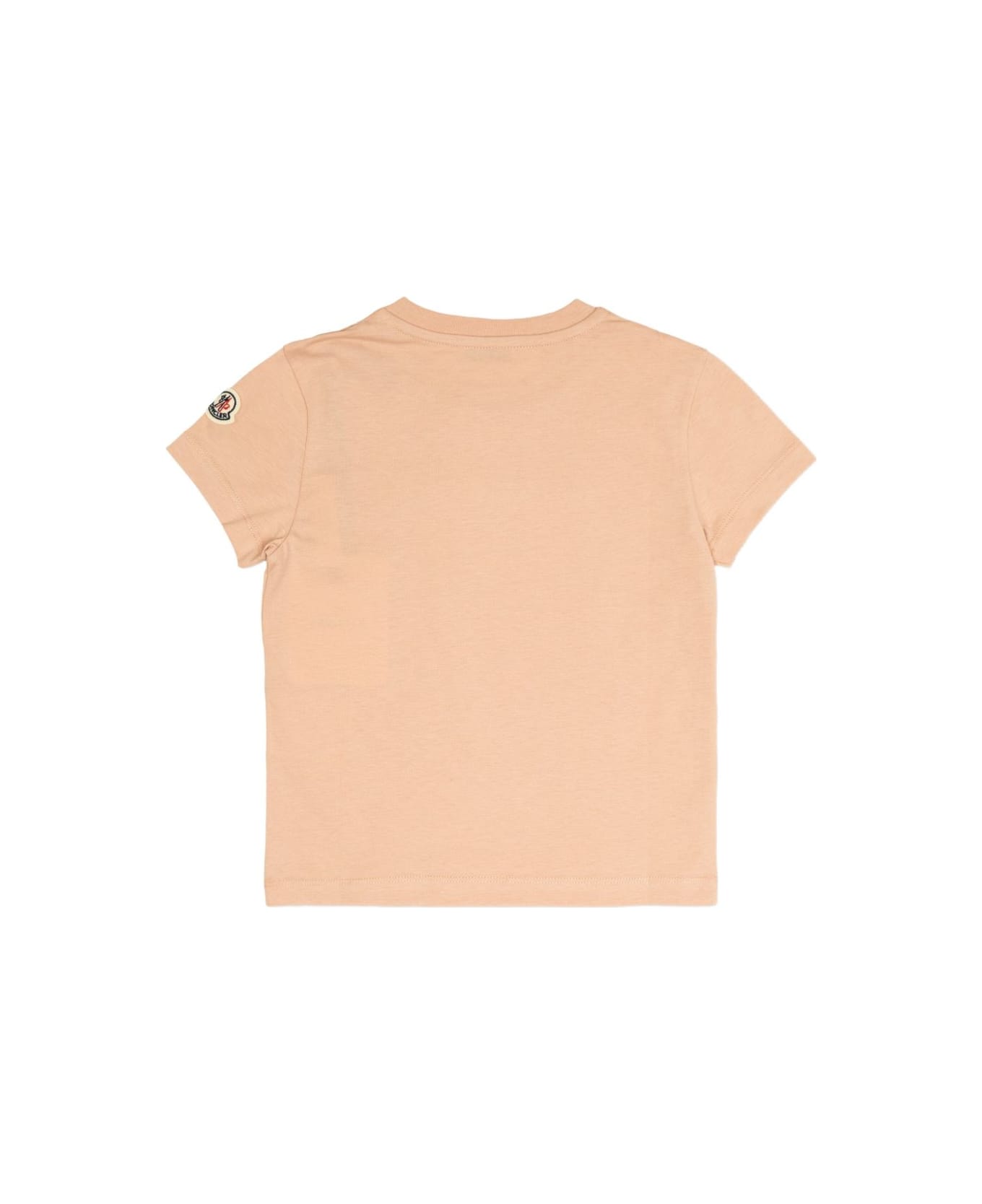 Moncler Enfant Cotton T-shirt - Beige