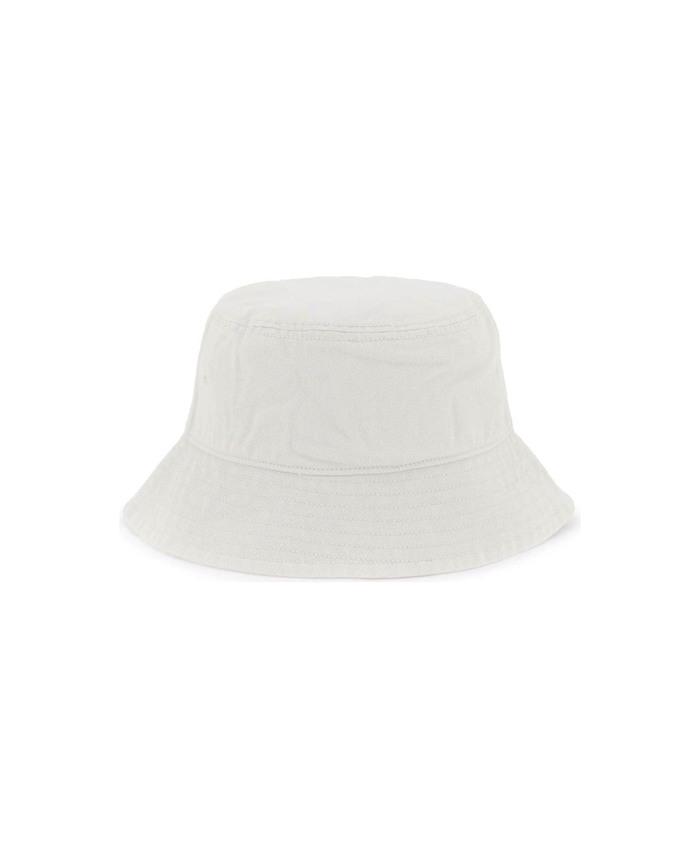 Y-3 Logo-embroidered Bucket Hat - Bianco