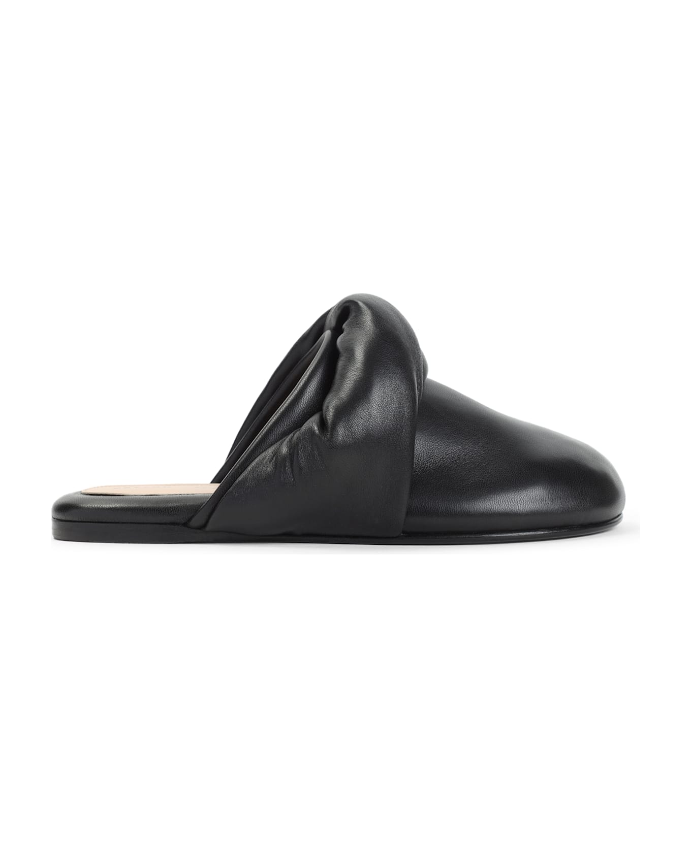 Carven Garnier Knotted Mules - Deep Black