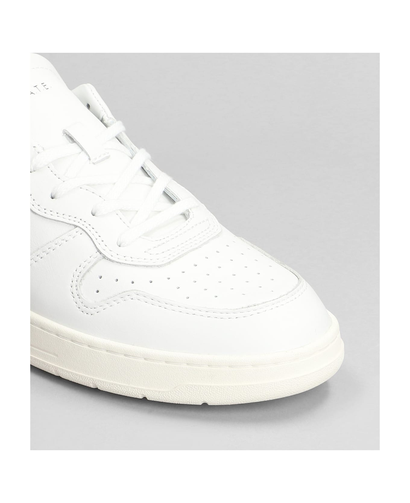 D.A.T.E. Court Sneakers In White Leather - white スニーカー