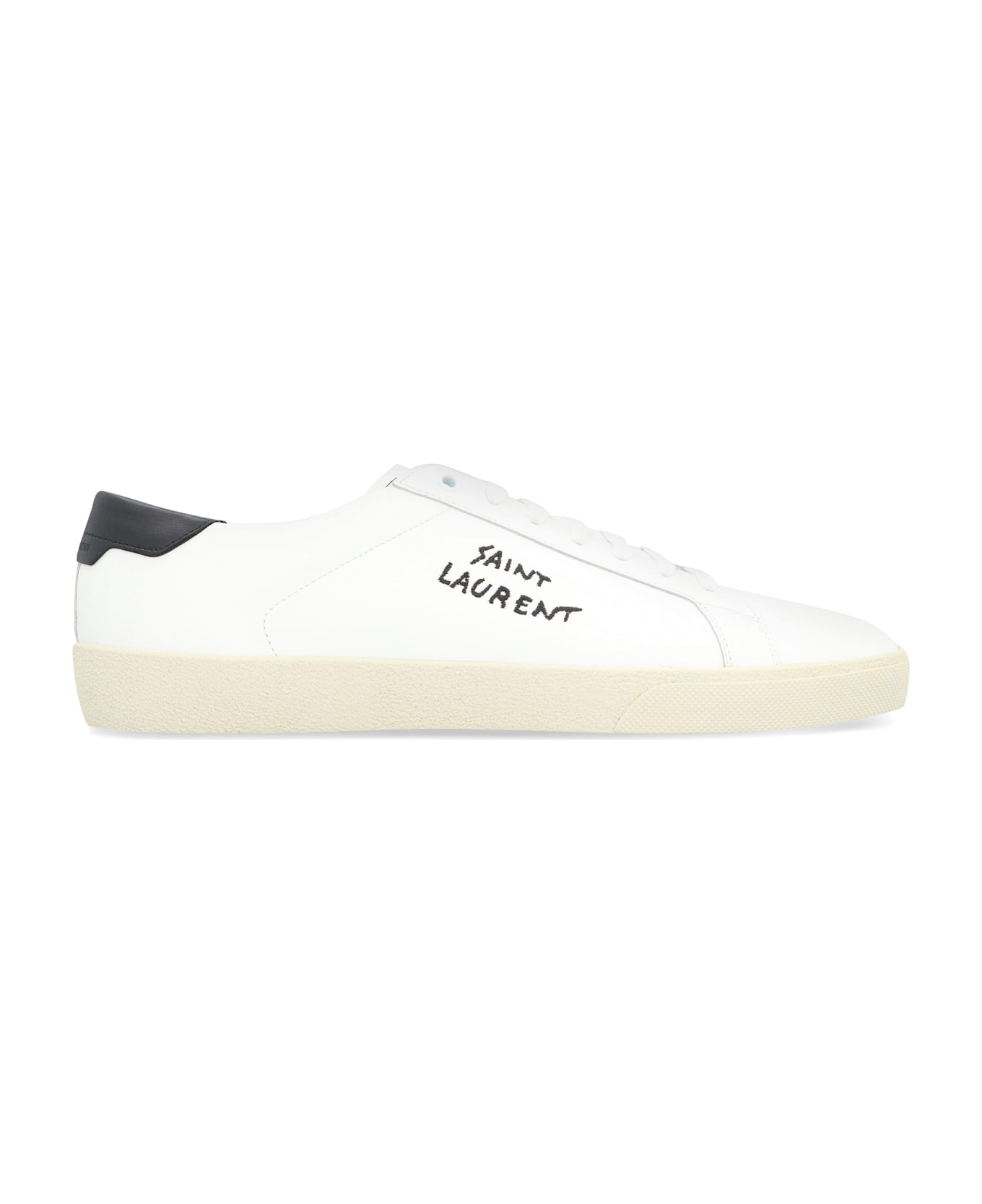 Saint Laurent Court Sl/06 Fabric Low-top Sneakers - White