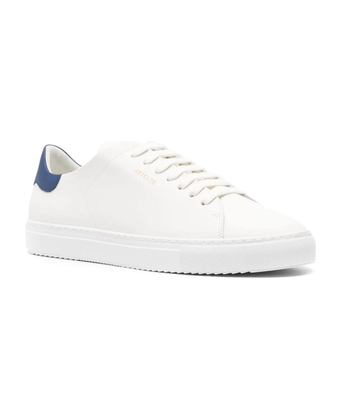 Axel Arigato White Clean 90 Leather Sneakers - White Navy スニーカー