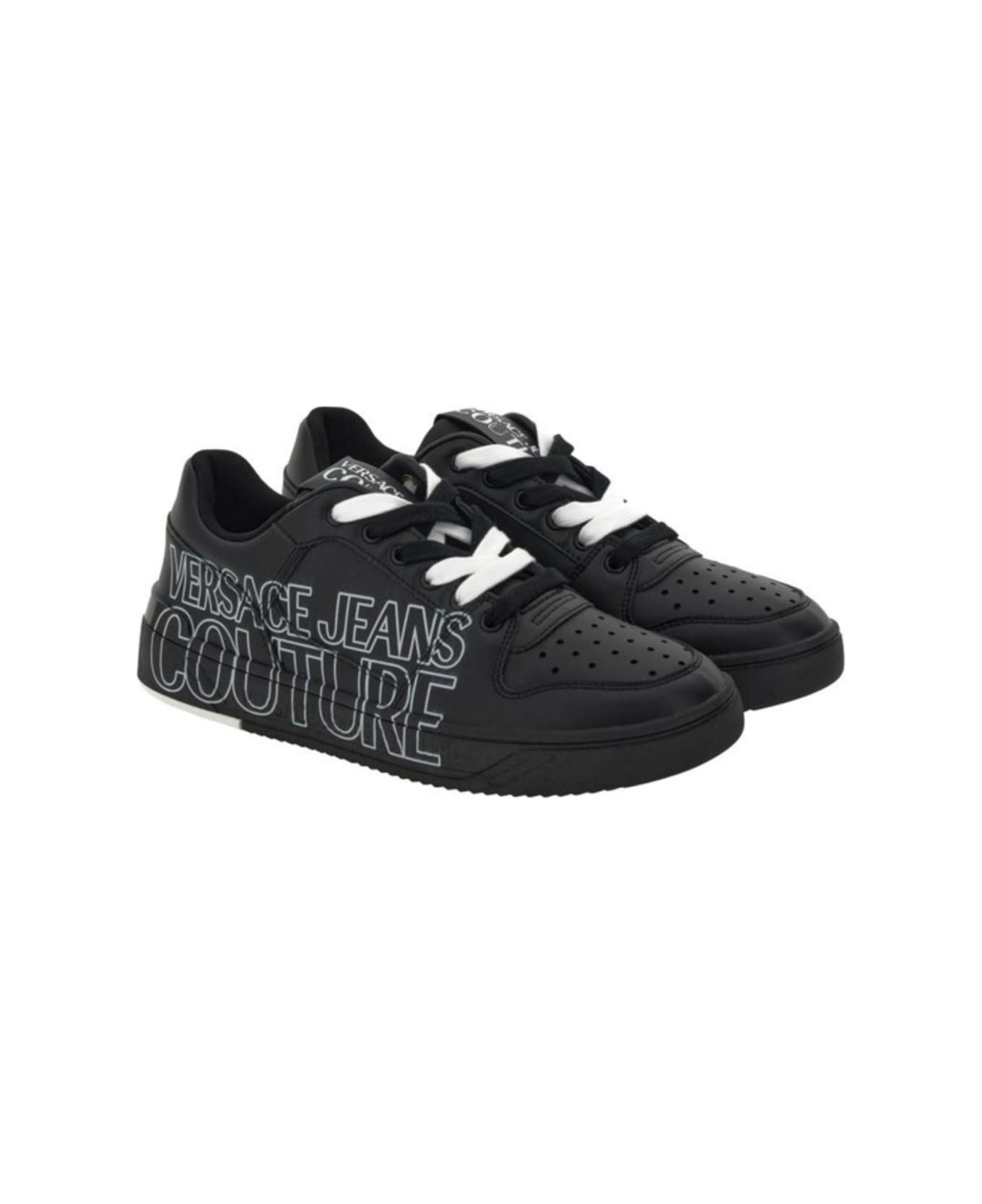 VERSACE JEANS COUTURE ヴェルサーチ ロゴ スニーカー 関税送込 7537217860.jpg
