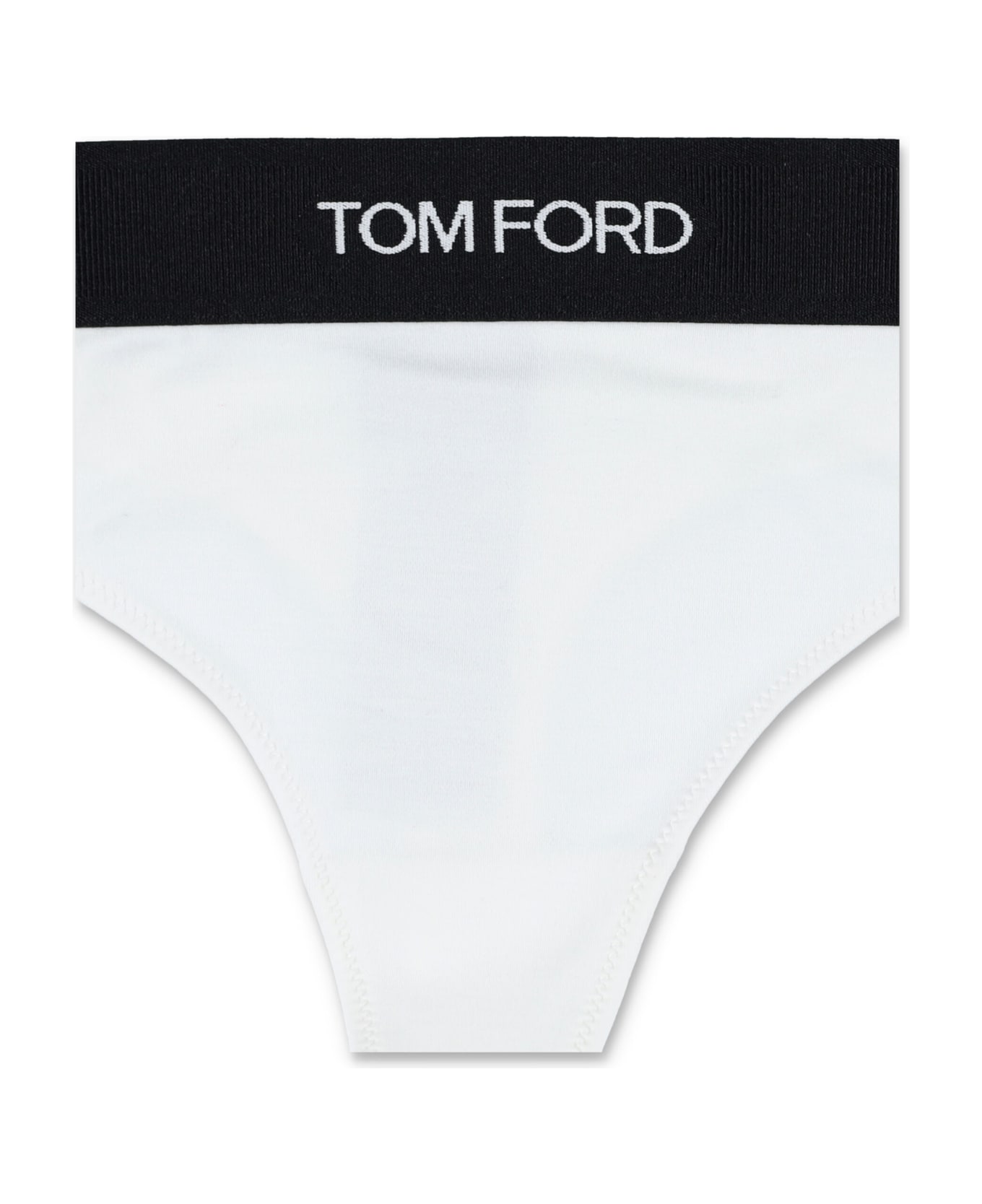 Tom Ford Brief With Logo - WHITE