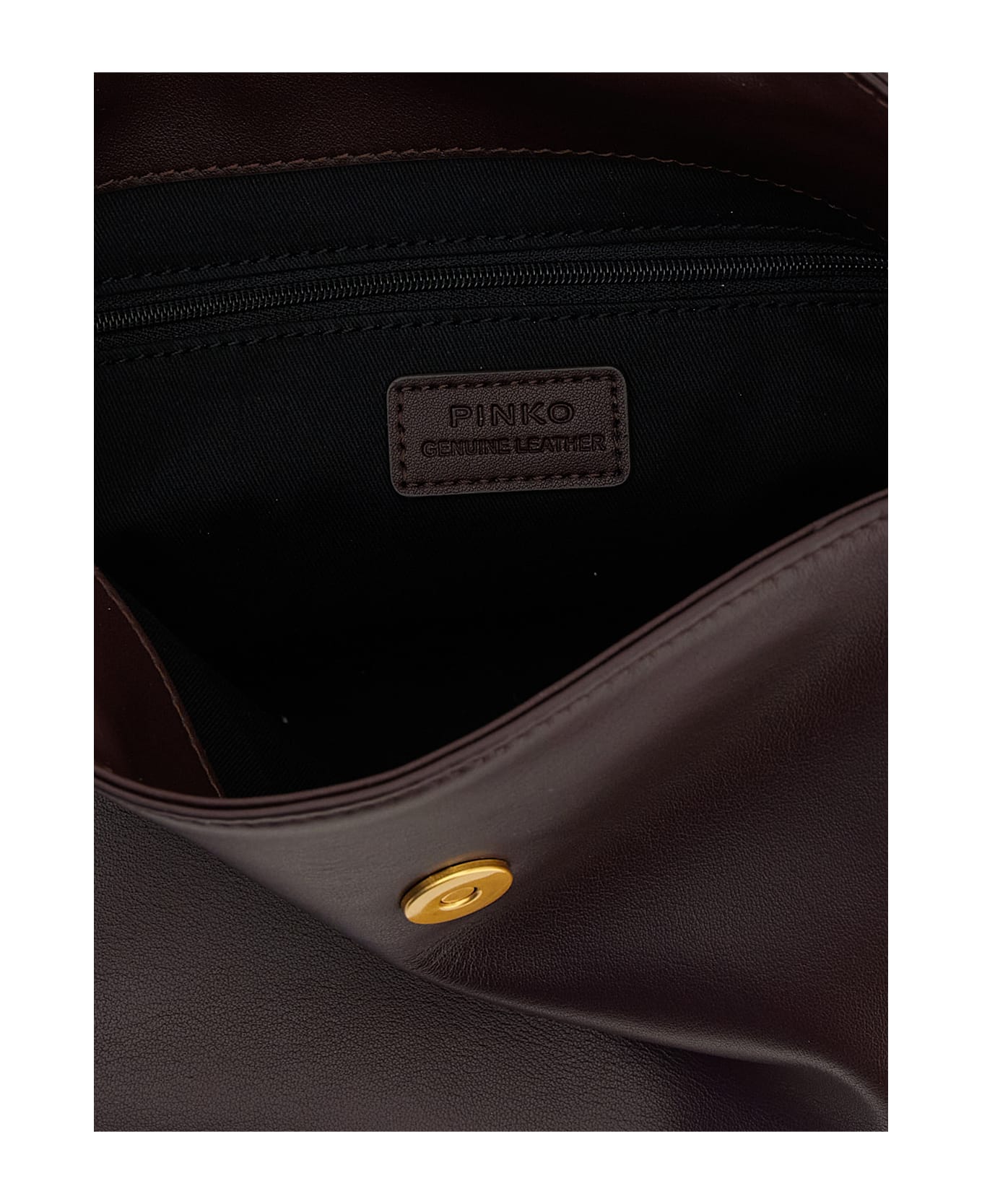 Pinko 
saddle Baguette
 Small Shoulder Bag - Bordeaux